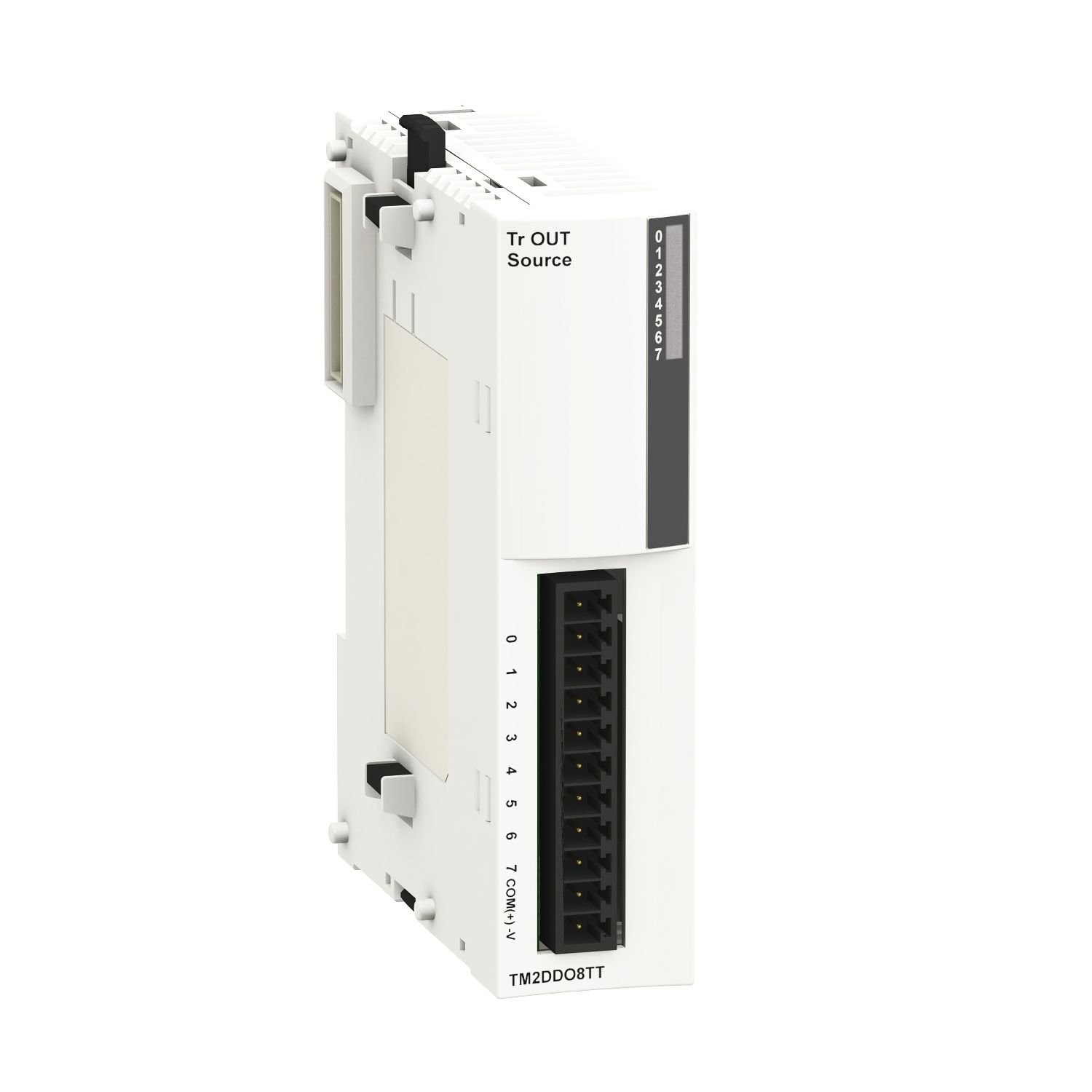 TM2DDO8TT Discrete output module, Modicon M238 logic controller, 8 outputs 24V transistor, 1 screw terminal block