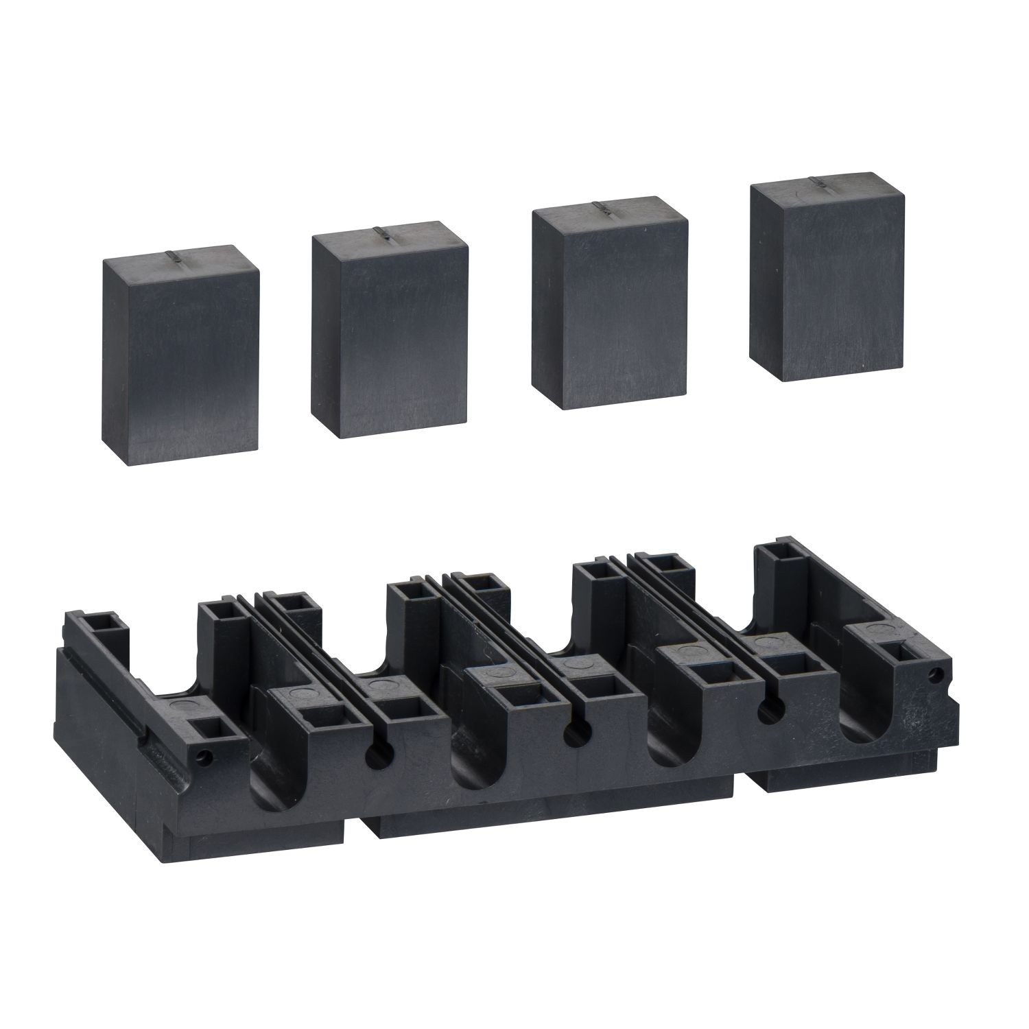 LV429307 connection adapter for plug in base, ComPact NSX100/160/250, 4 poles