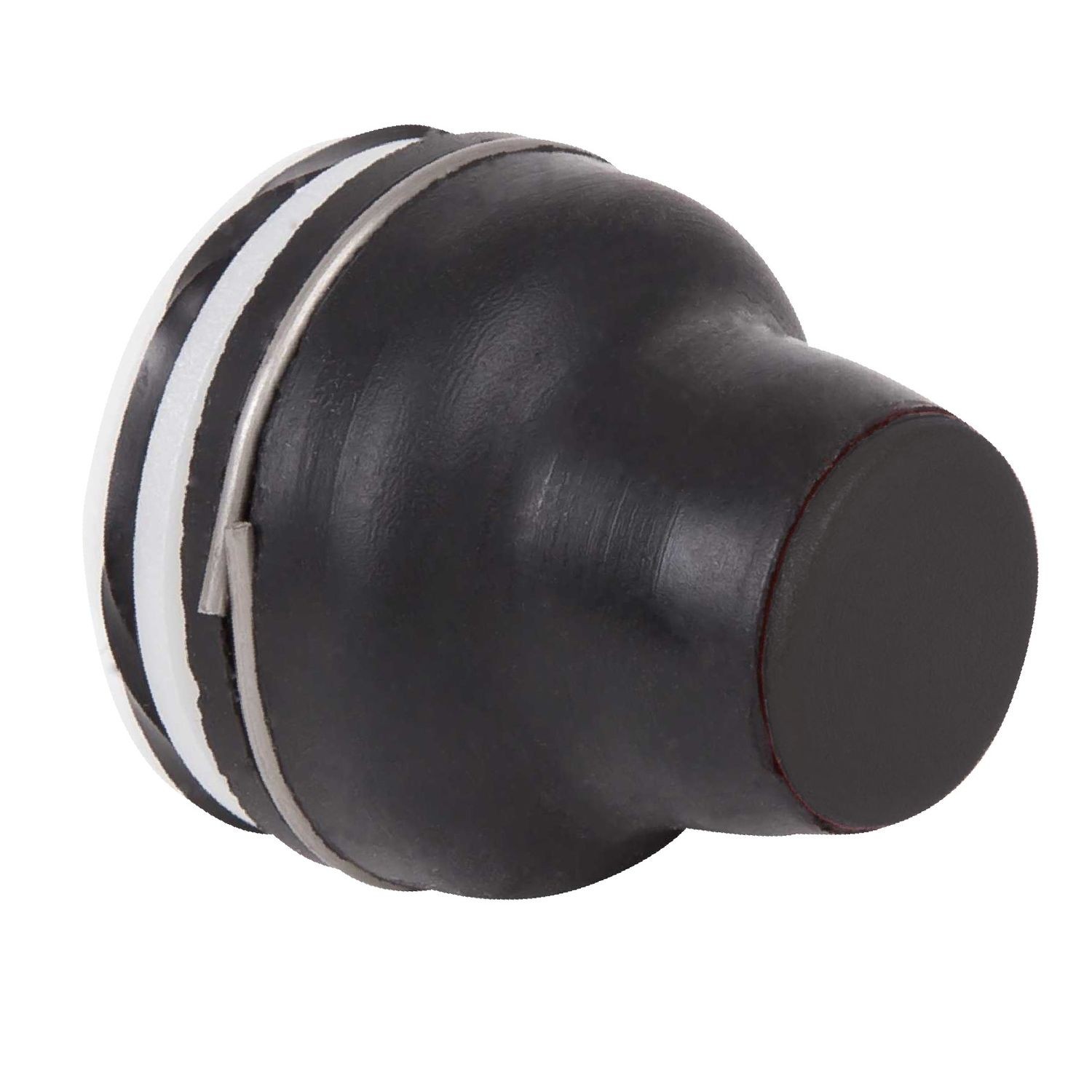 XACB9112 Head for push button, Harmony XAC, plastic, black, booted, operating travel 4mm, 25...+ 70 degree C