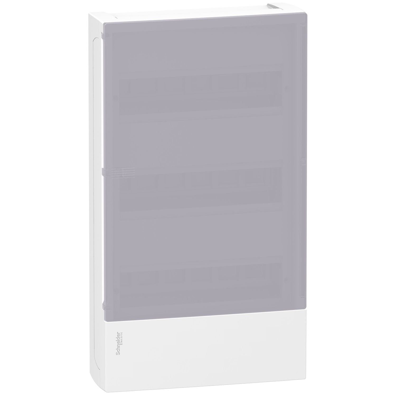 MIP10312T Enclosure, Resi9 MP, surface mounting, 3 rows of 12 modules, IP40, translucid door, no terminal block