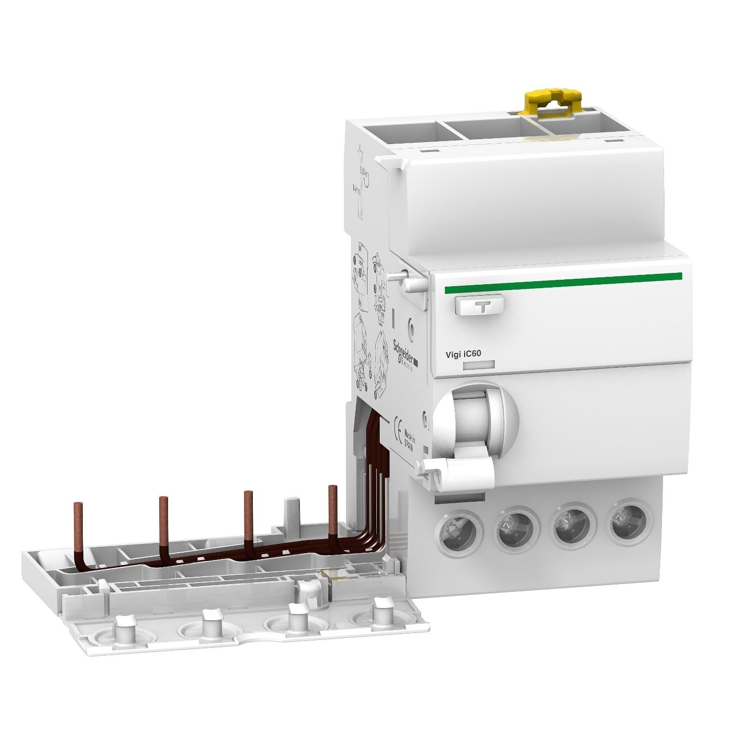 Schneider Electric A9V41425 Vigi iC60 - earth leakage add-on block - 4P - 25A - 30mA - AC type