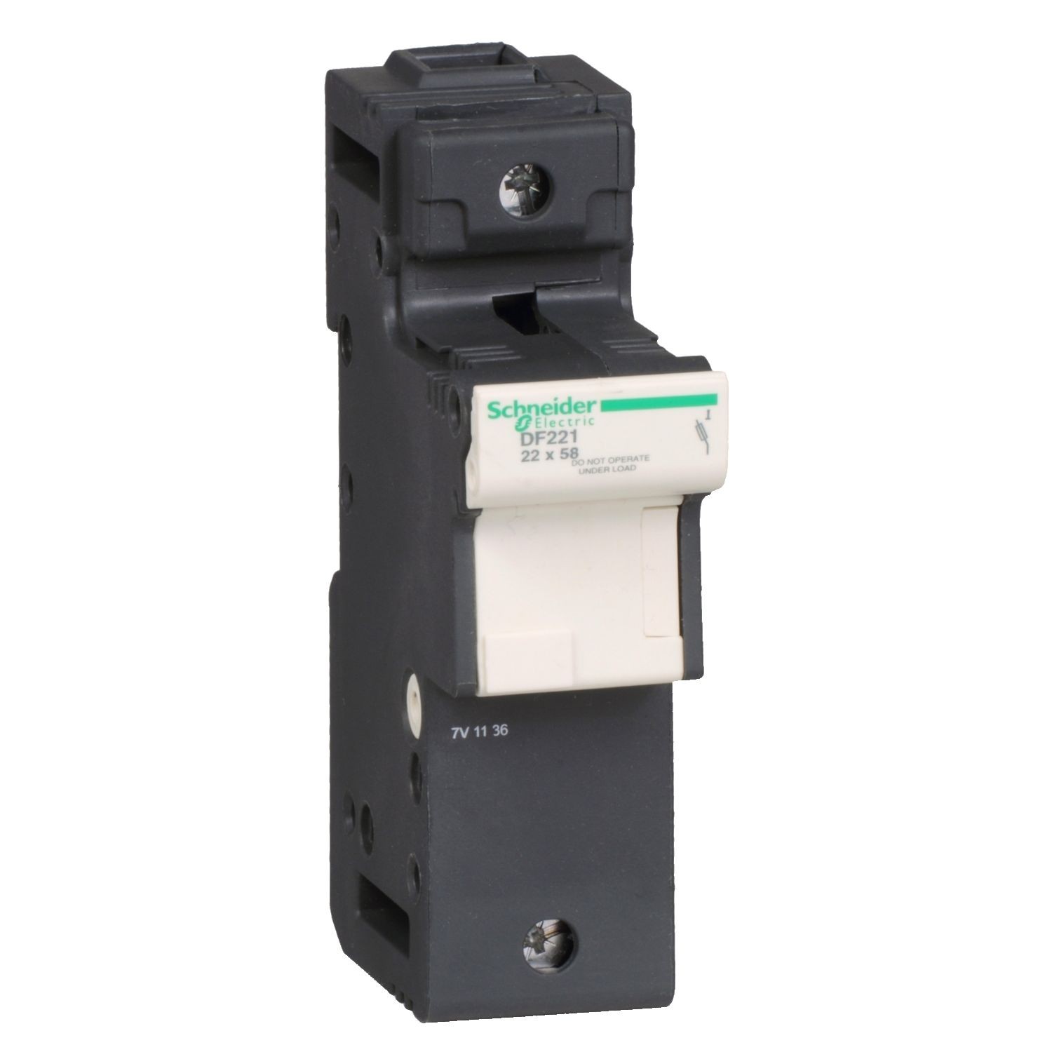 DF221 Fuse carrier, TeSys DF, 1P, 125A, 690VAC, fuse size 22x58mm
