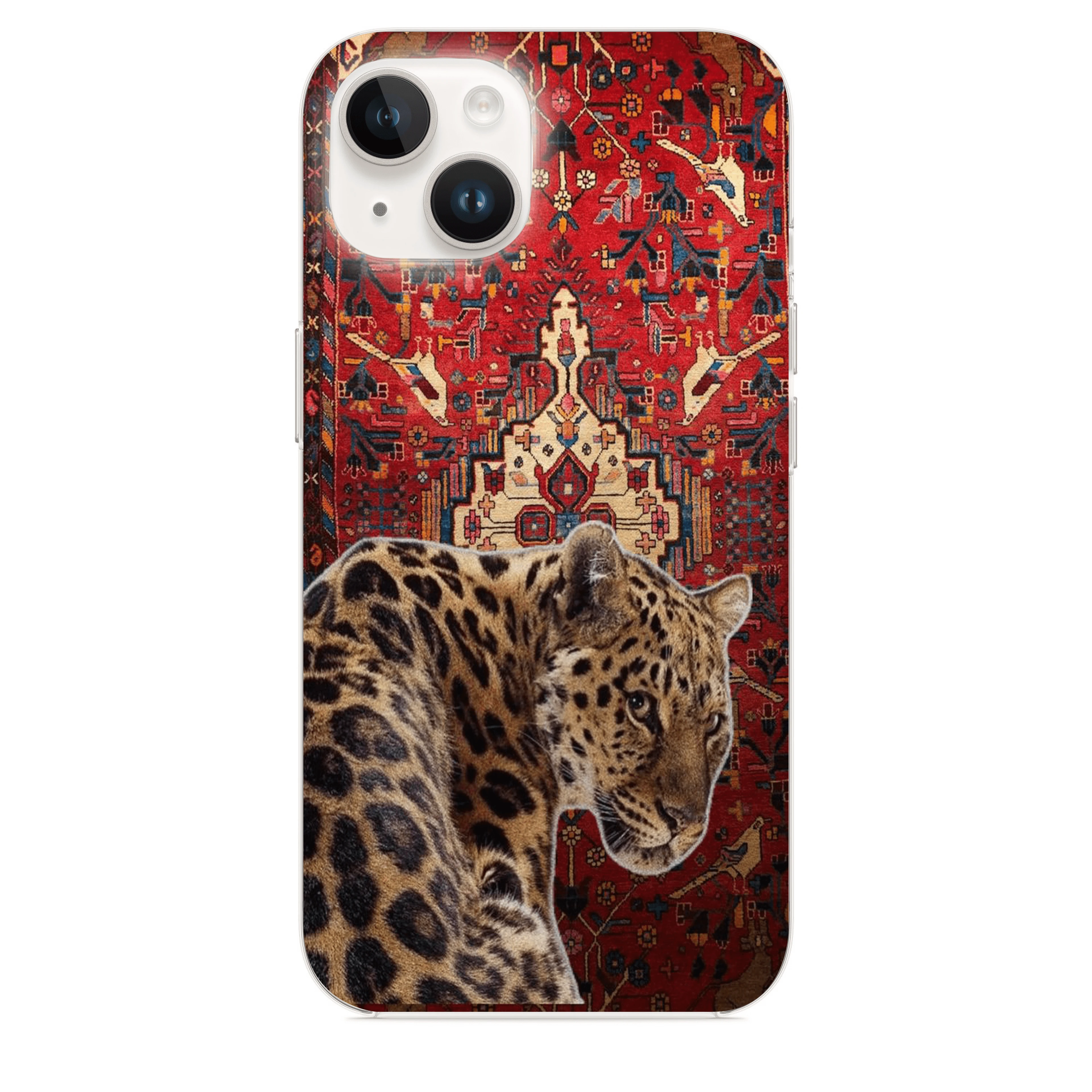 Leopar Kilim Telefon Kılıfı