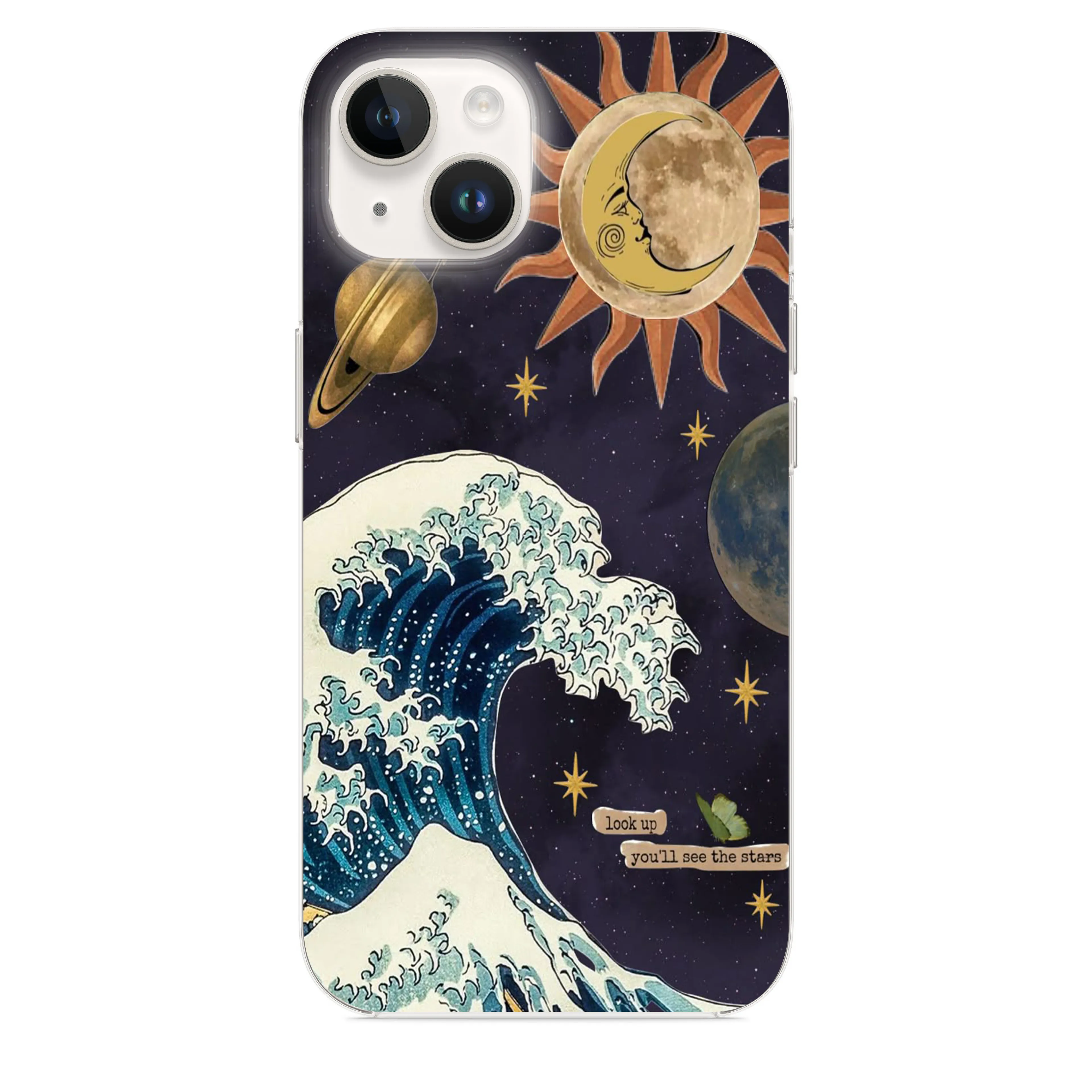 Ay Güneş Dalga Telefon Kılıfı