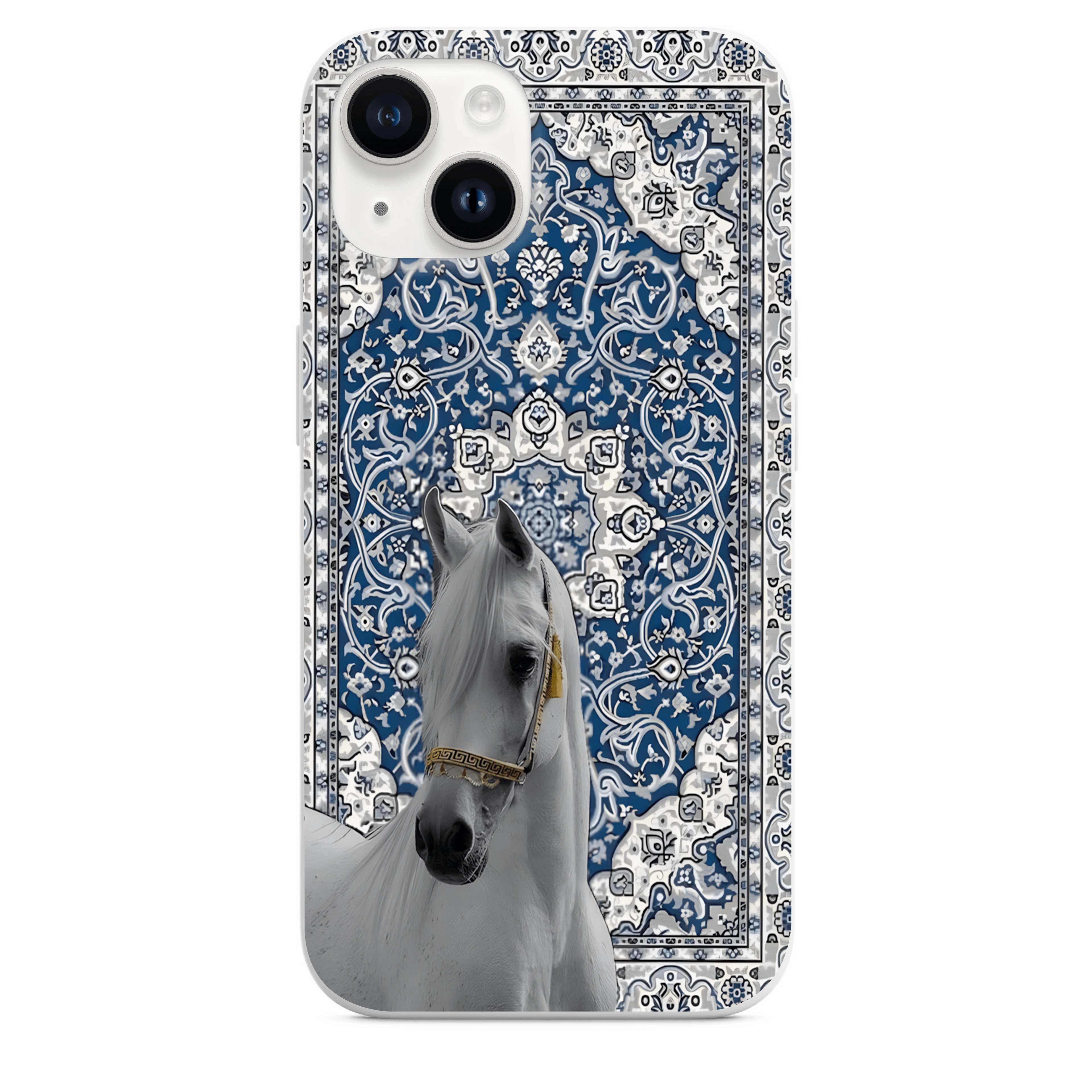 White Horse Kilim Telefon Kılıfı