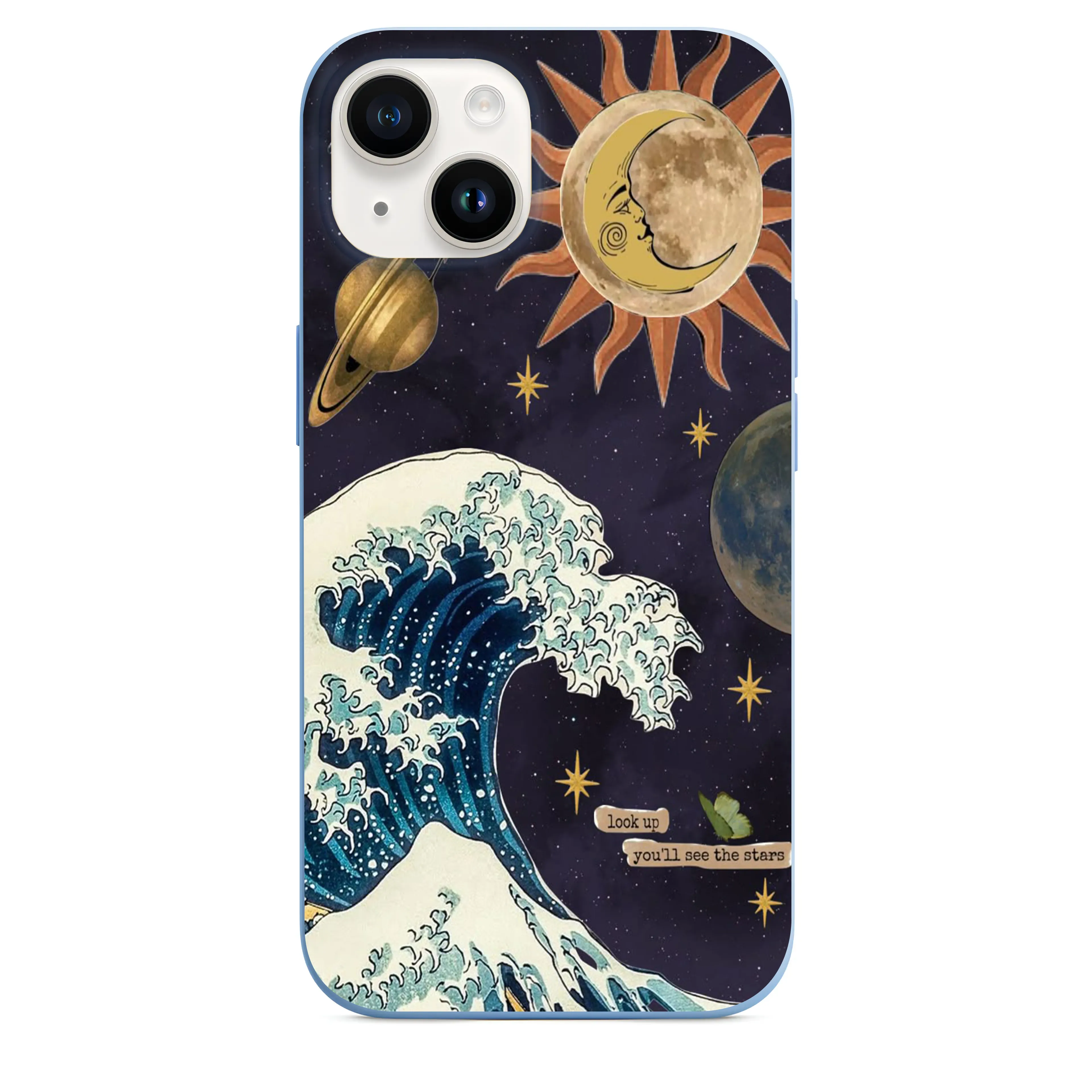 Ay Güneş Dalga Telefon Kılıfı