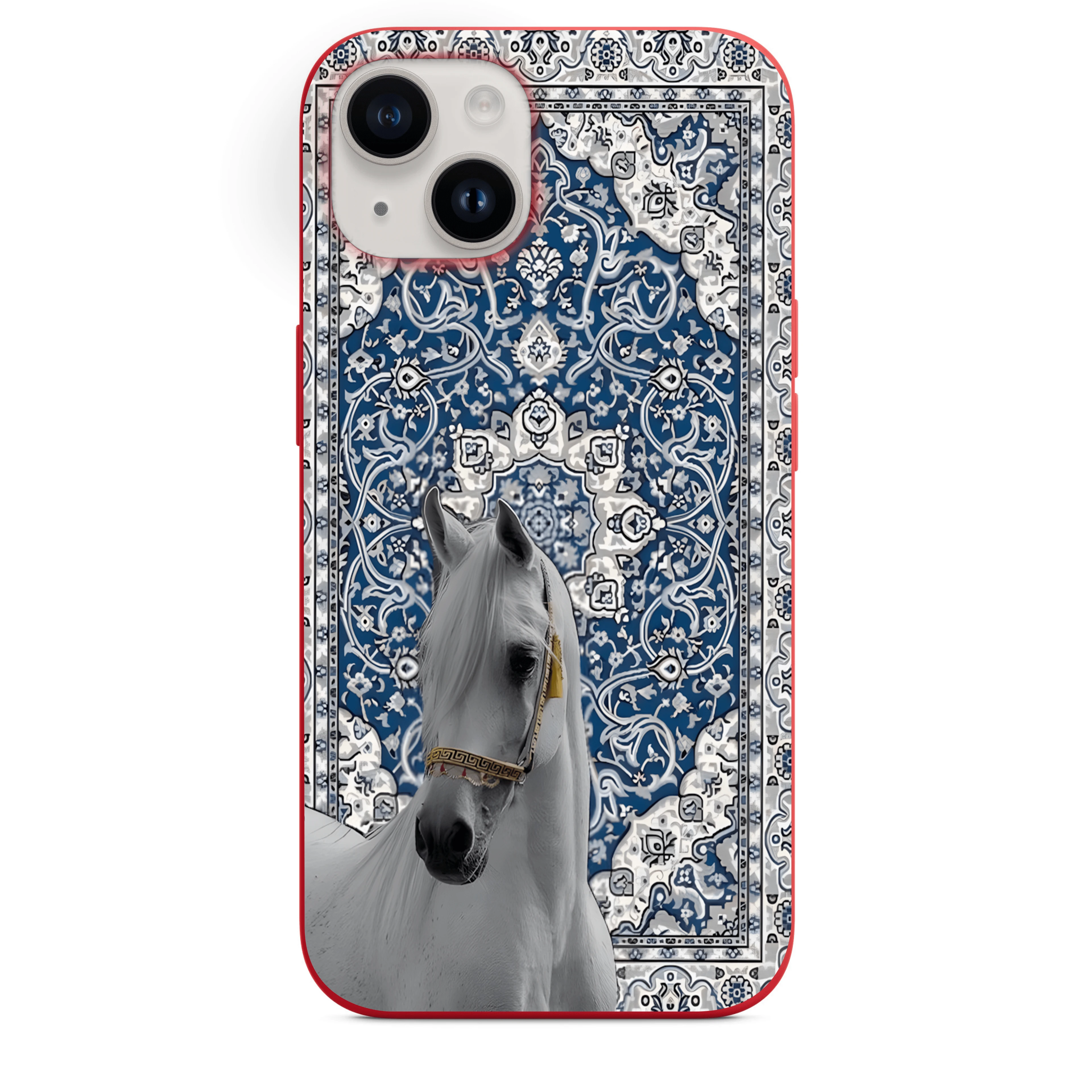 White Horse Kilim Telefon Kılıfı