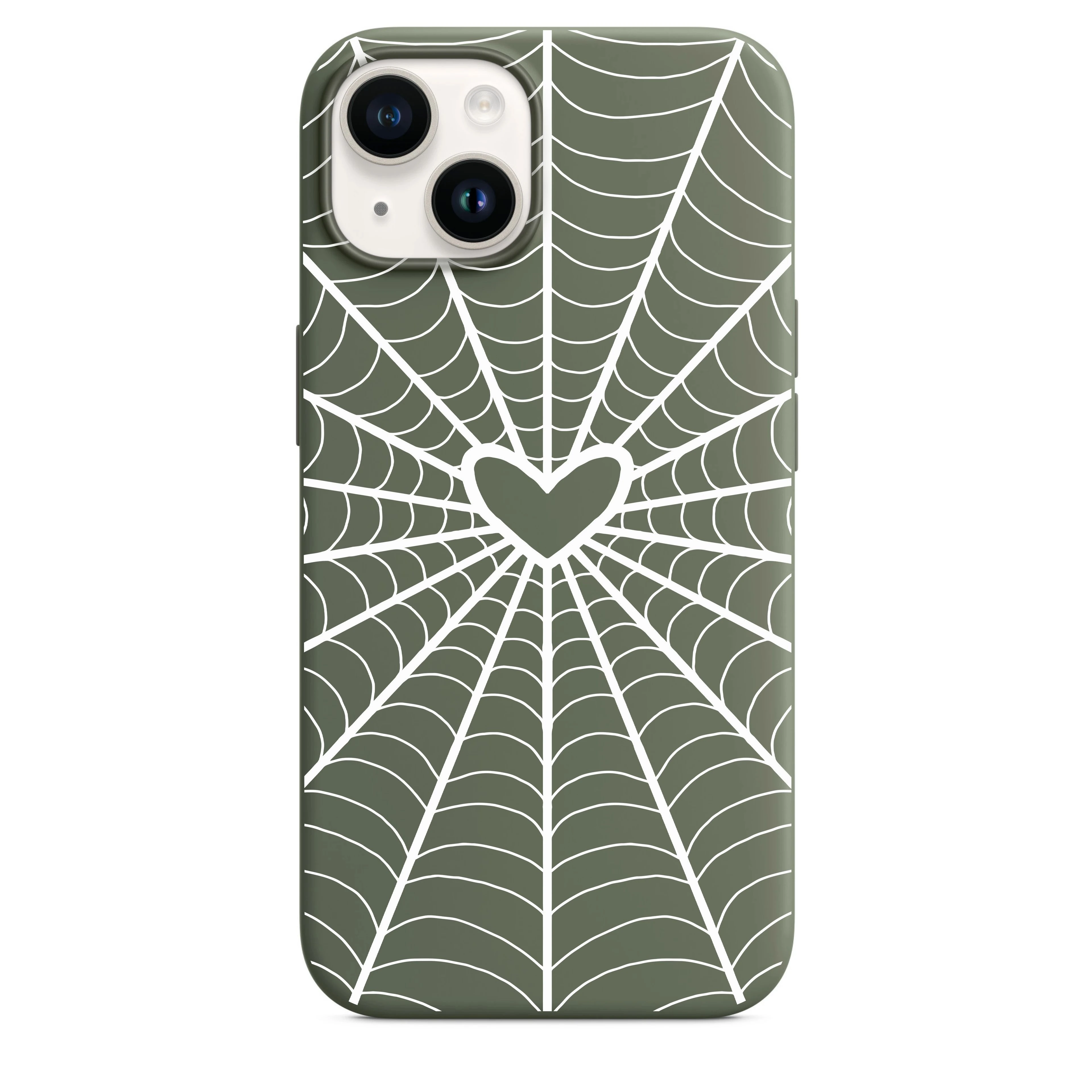 Örümcek Ağı Kalp Telefon Kılıfı