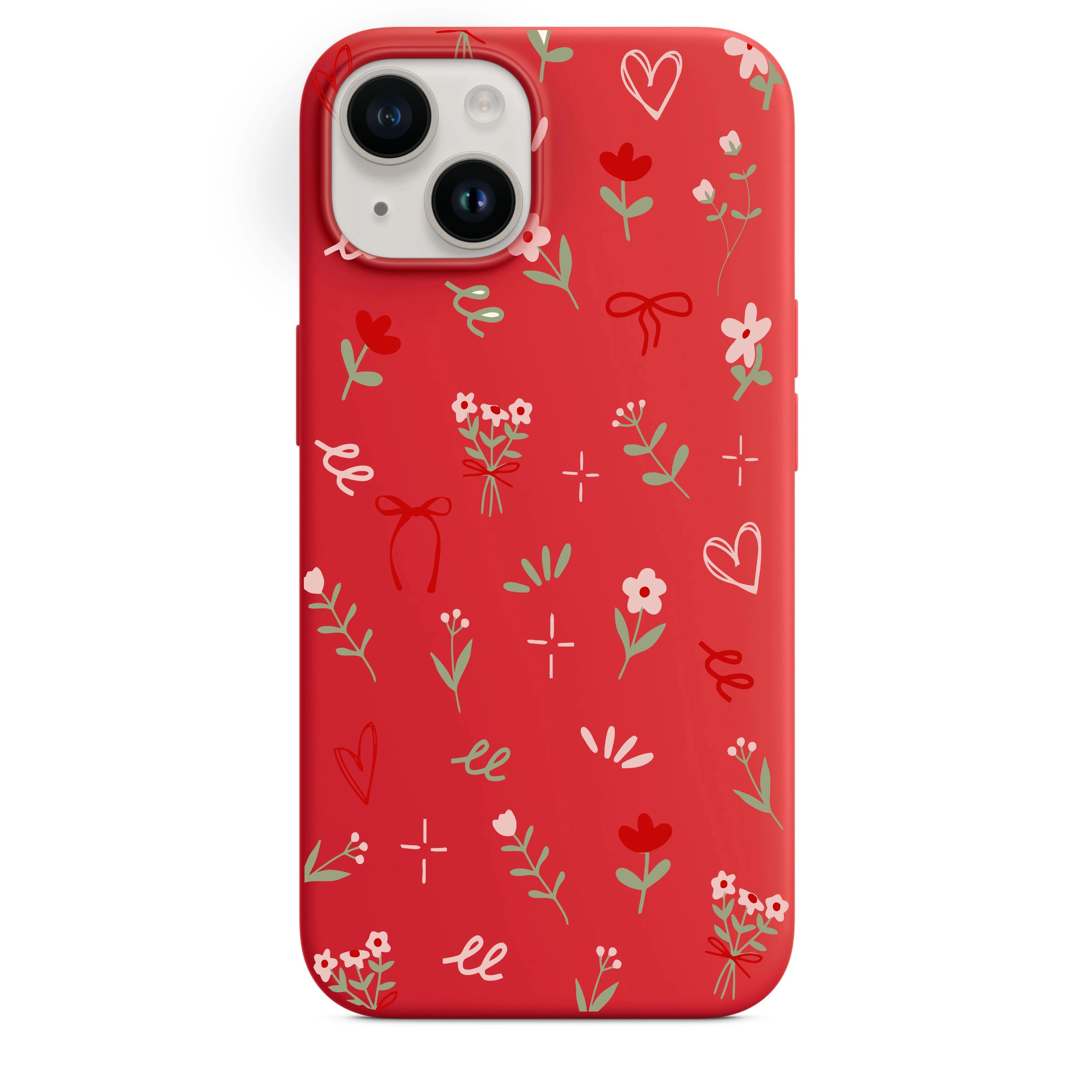 Çiçek ve Fiyonk Telefon Kılıfı