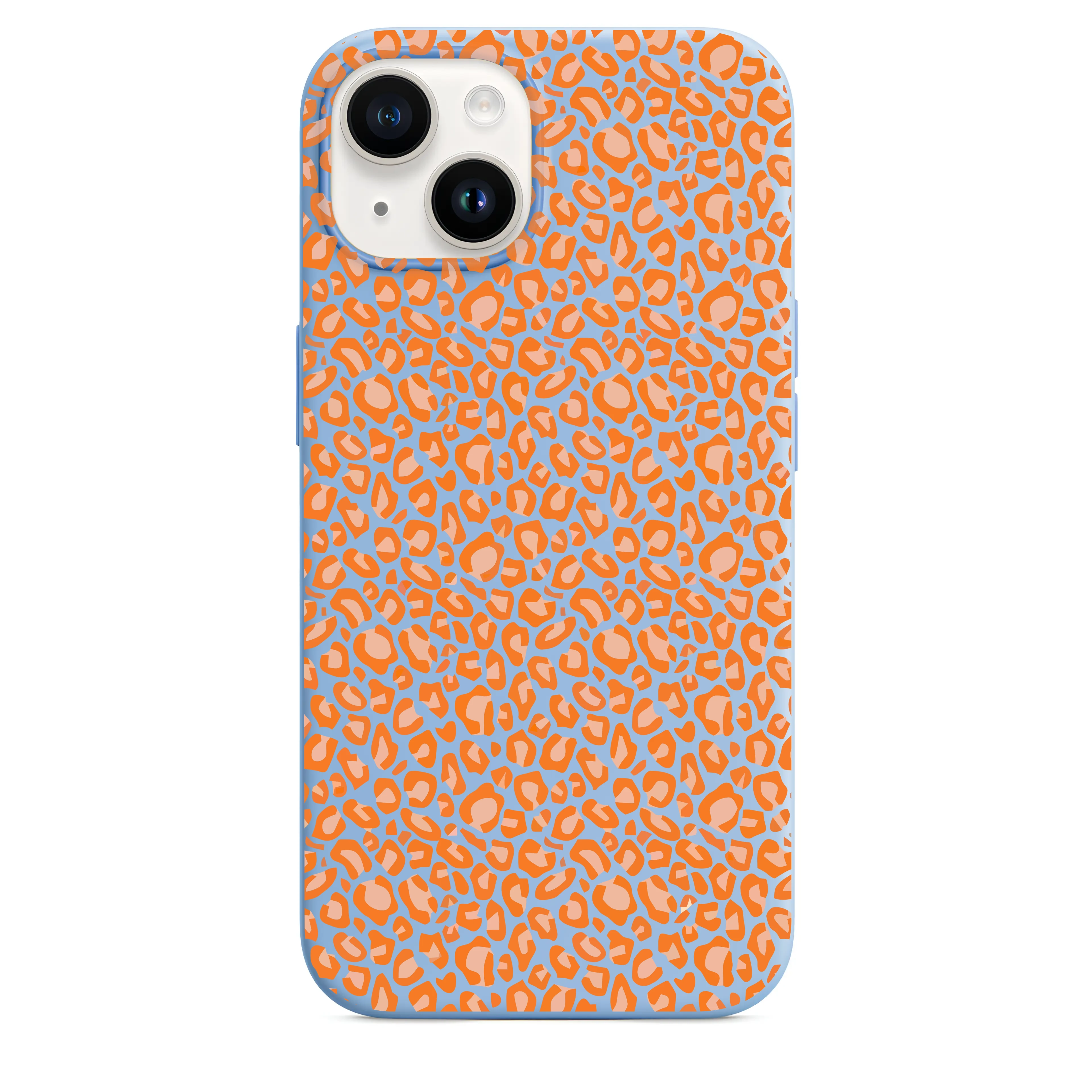 Turuncu Leopar Telefon Kılıfı