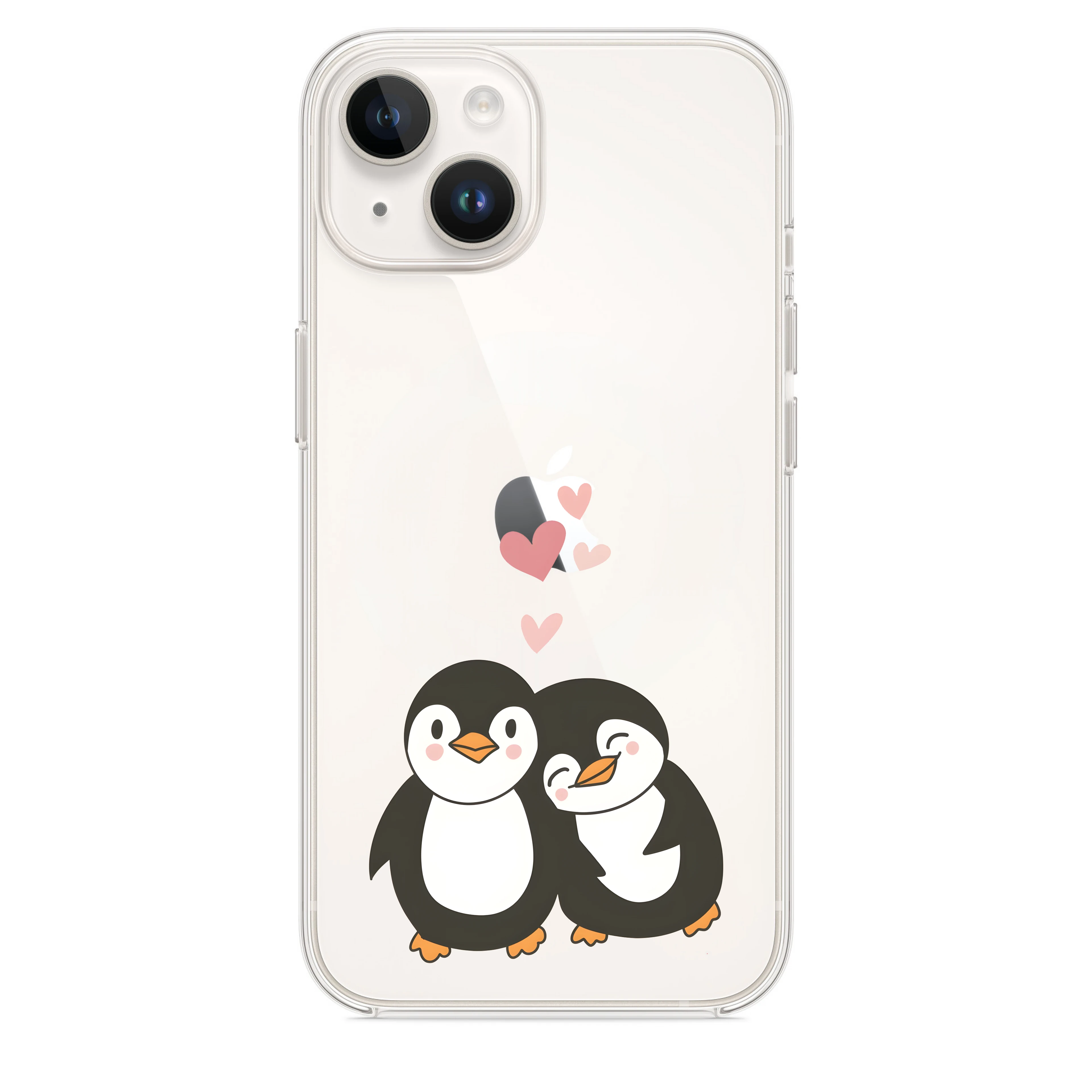 Sevimli Penguenler Telefon Kılıfı