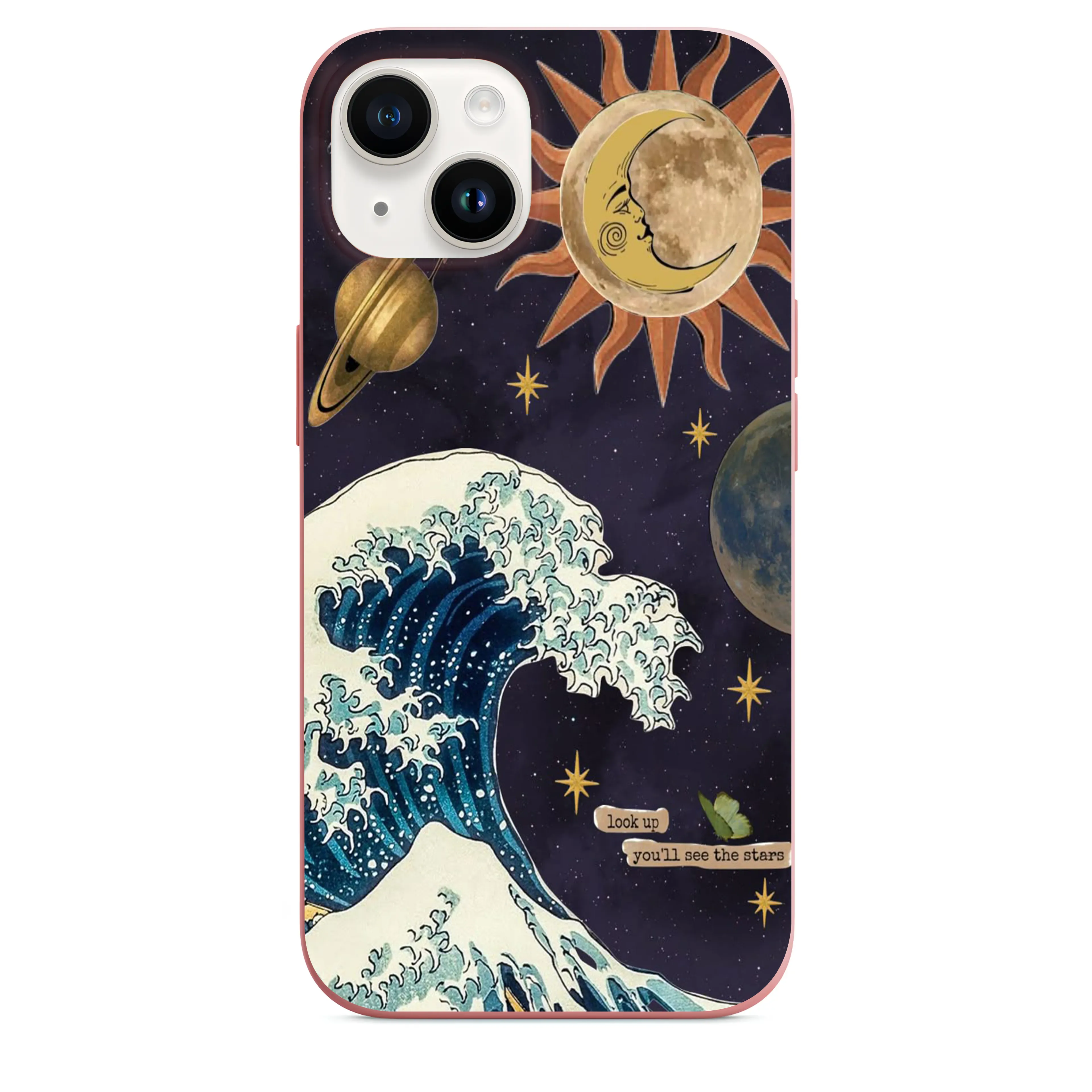 Ay Güneş Dalga Telefon Kılıfı