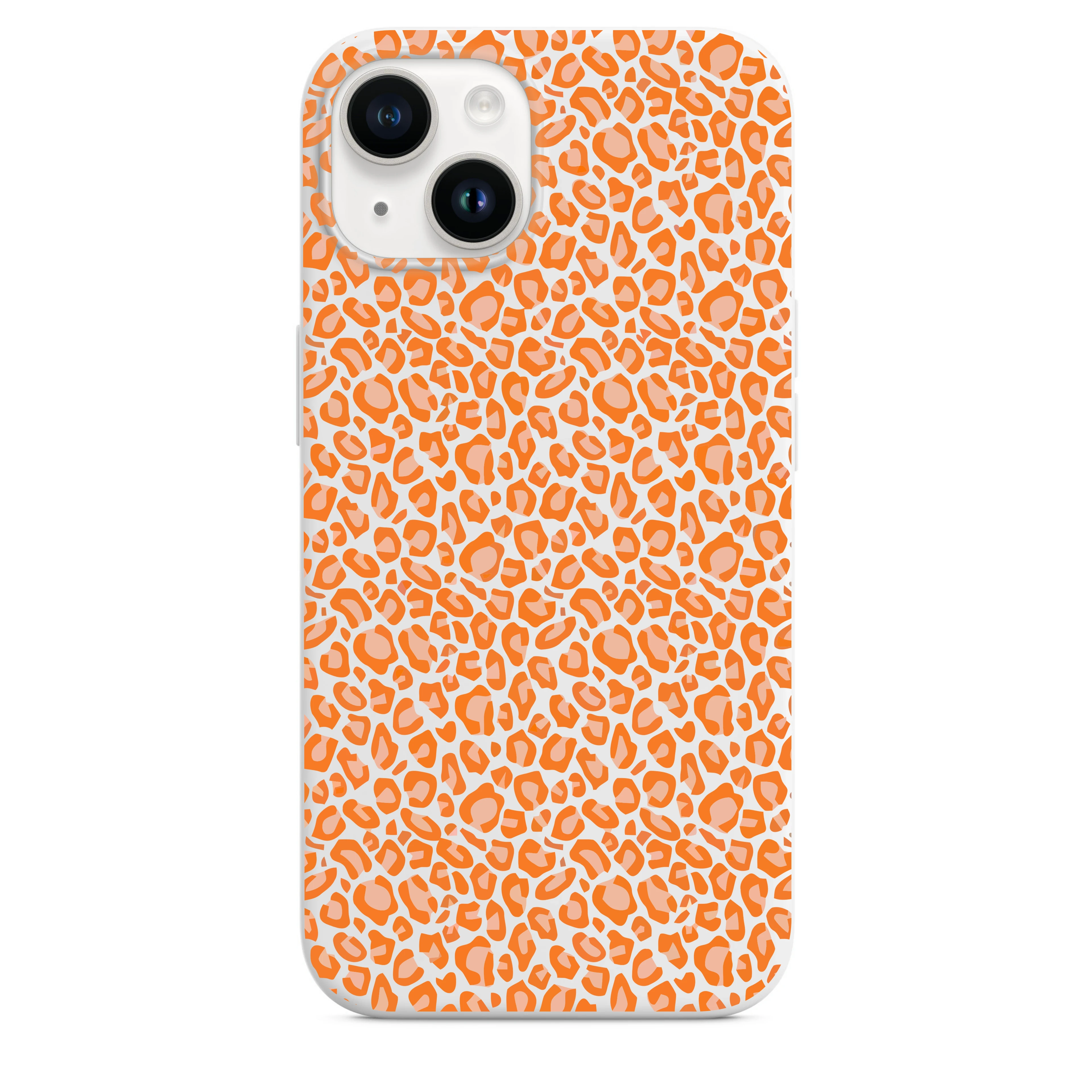 Turuncu Leopar Telefon Kılıfı