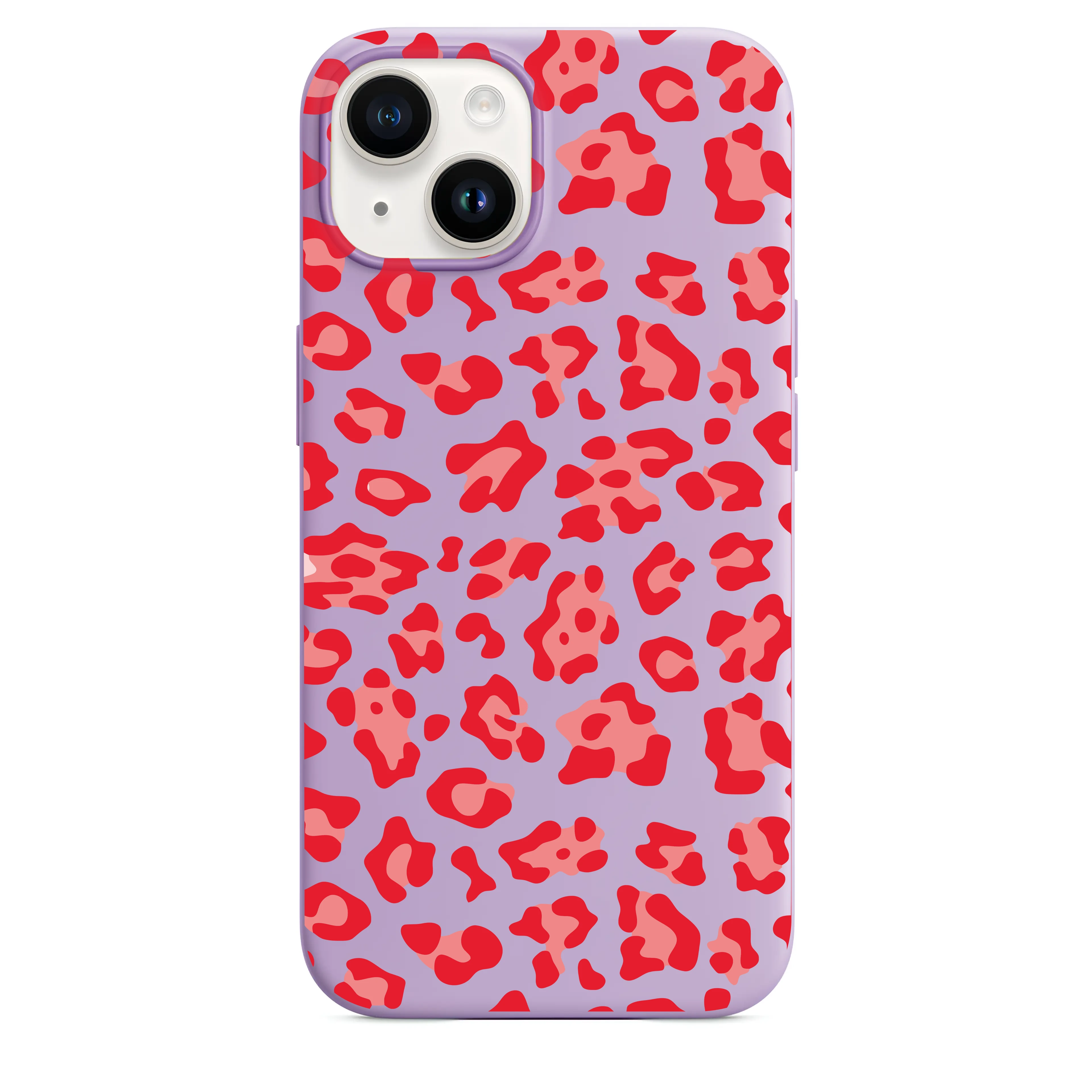 Kırmızı Leopar Telefon Kılıfı