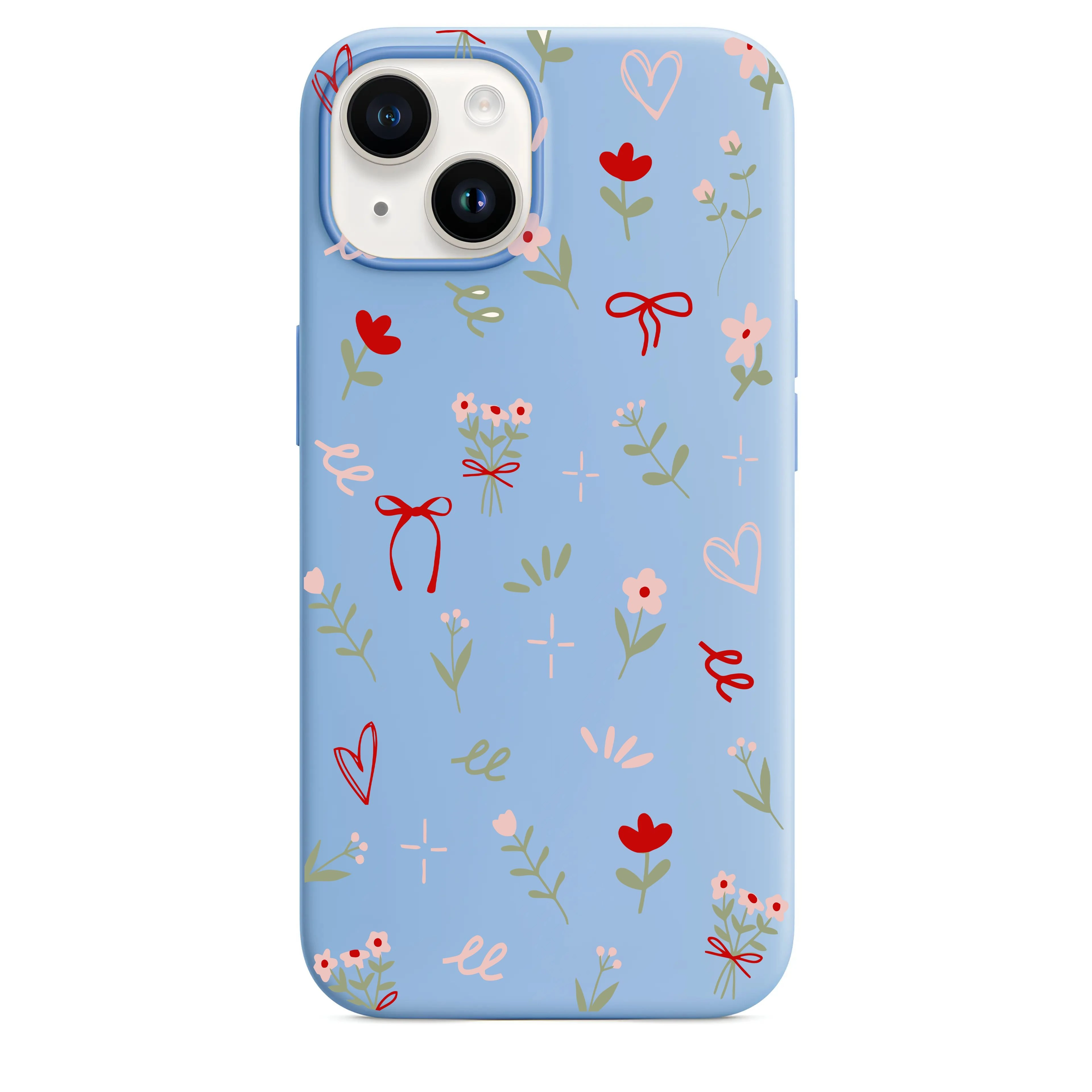 Çiçek ve Fiyonk Telefon Kılıfı