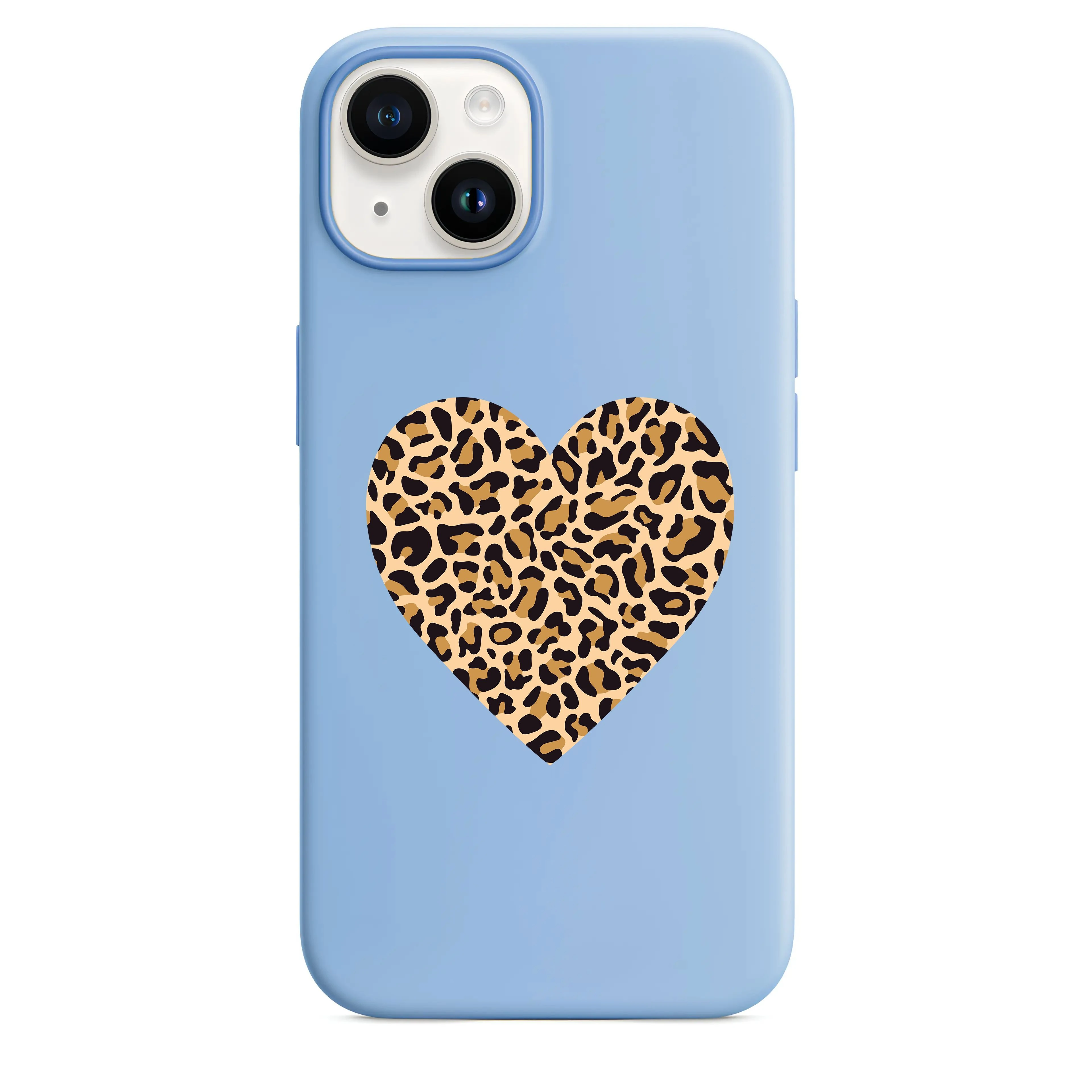 Leopar Kalp Telefon Kılıfı