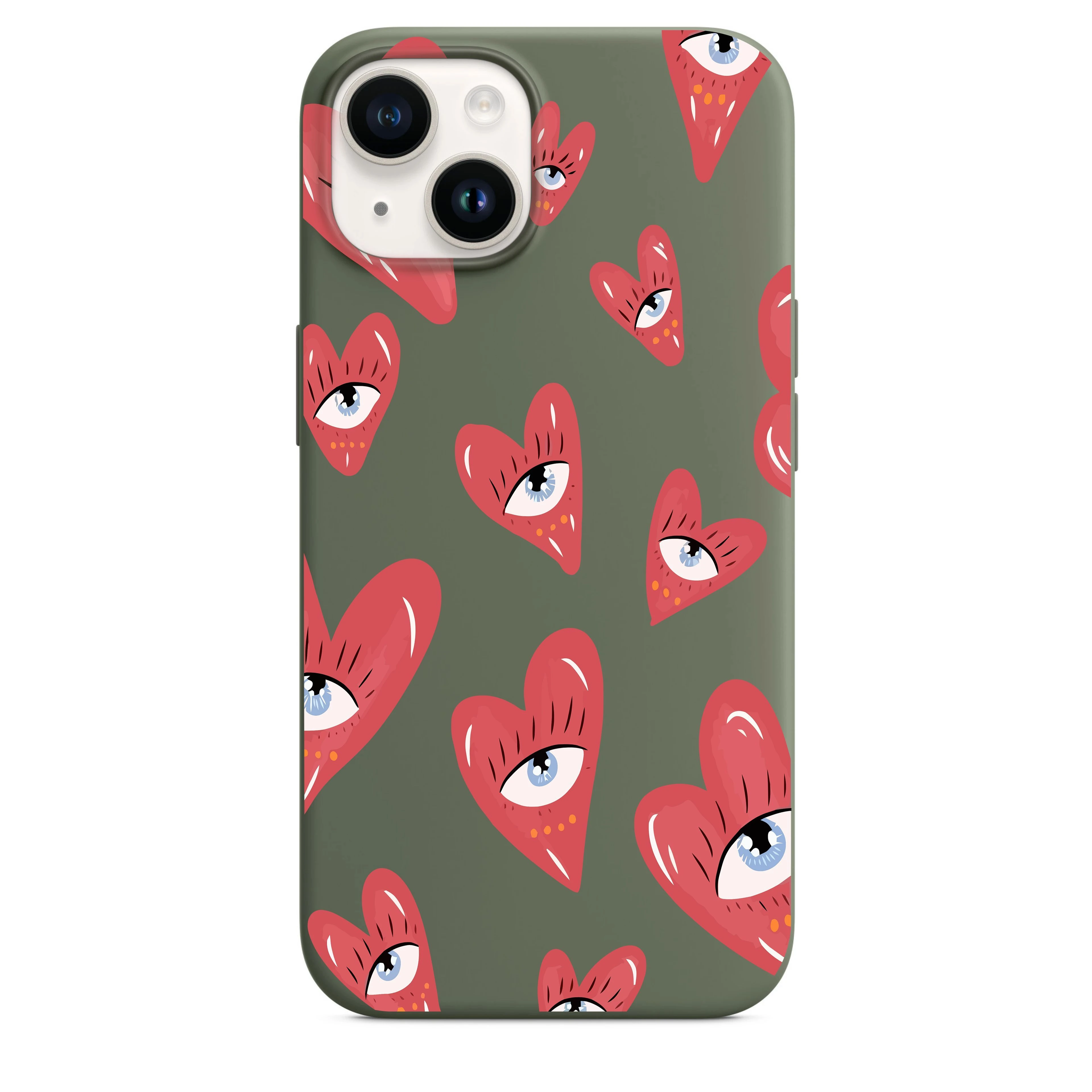 Kalp Gözler Telefon Kılıfı