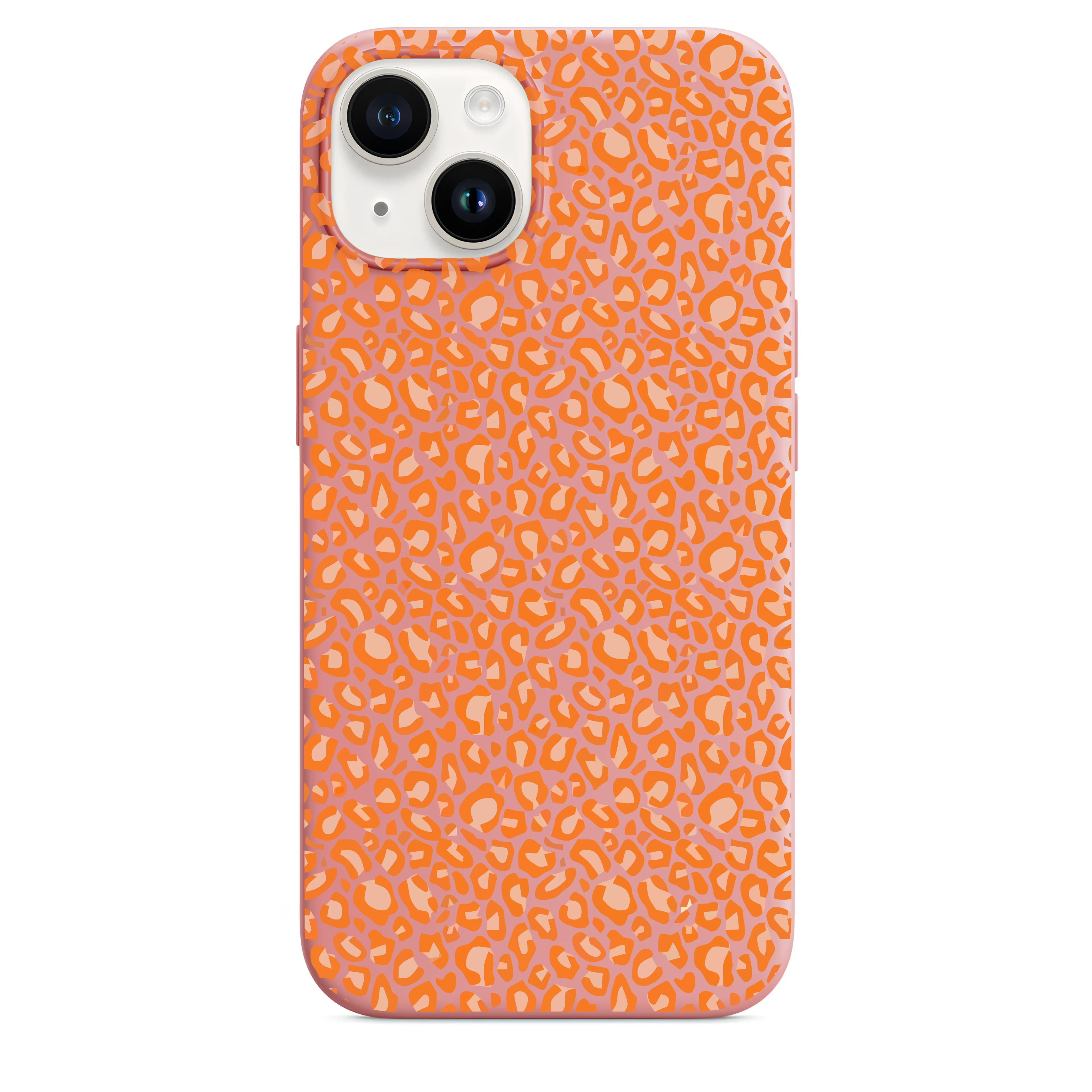 Turuncu Leopar Telefon Kılıfı