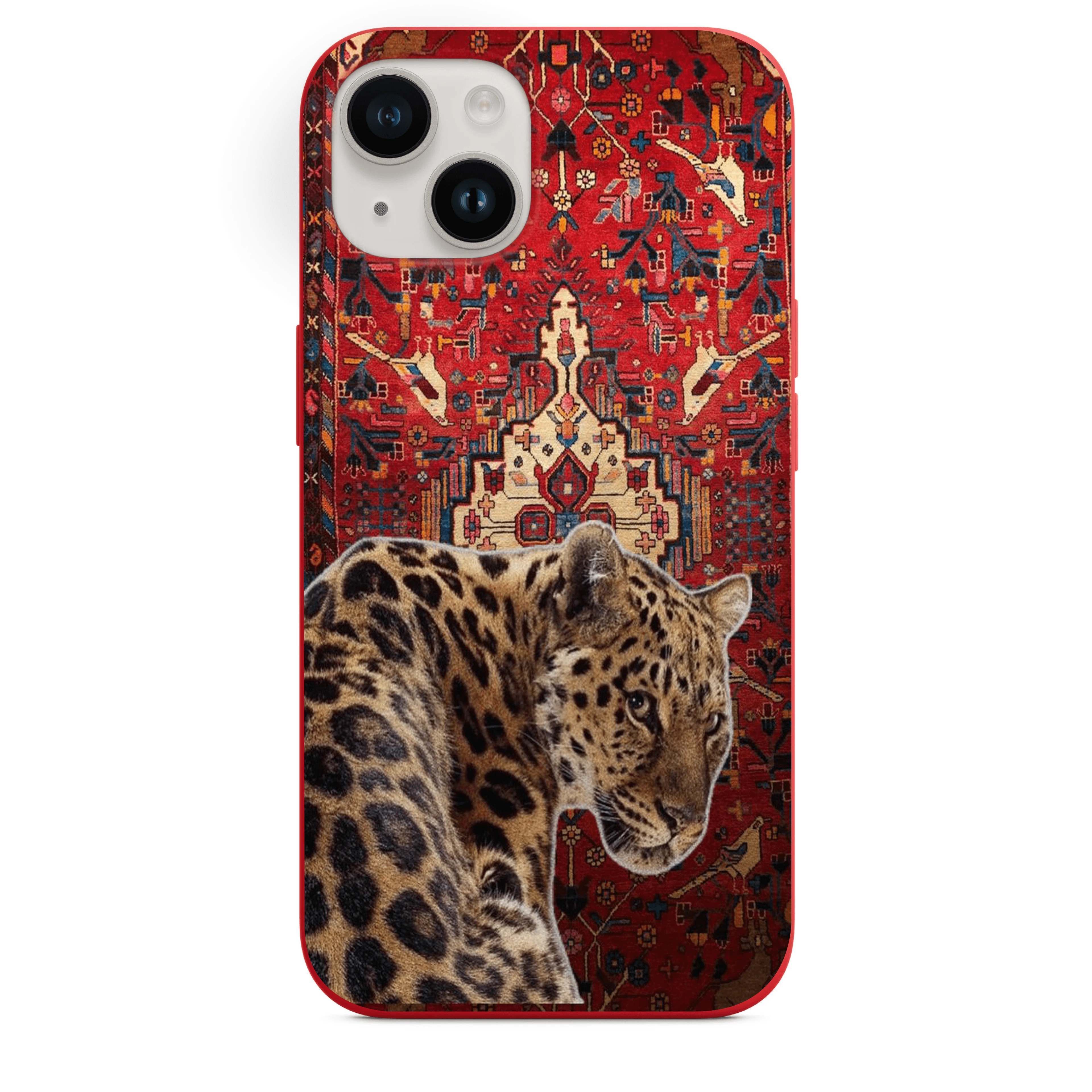 Leopar Kilim Telefon Kılıfı