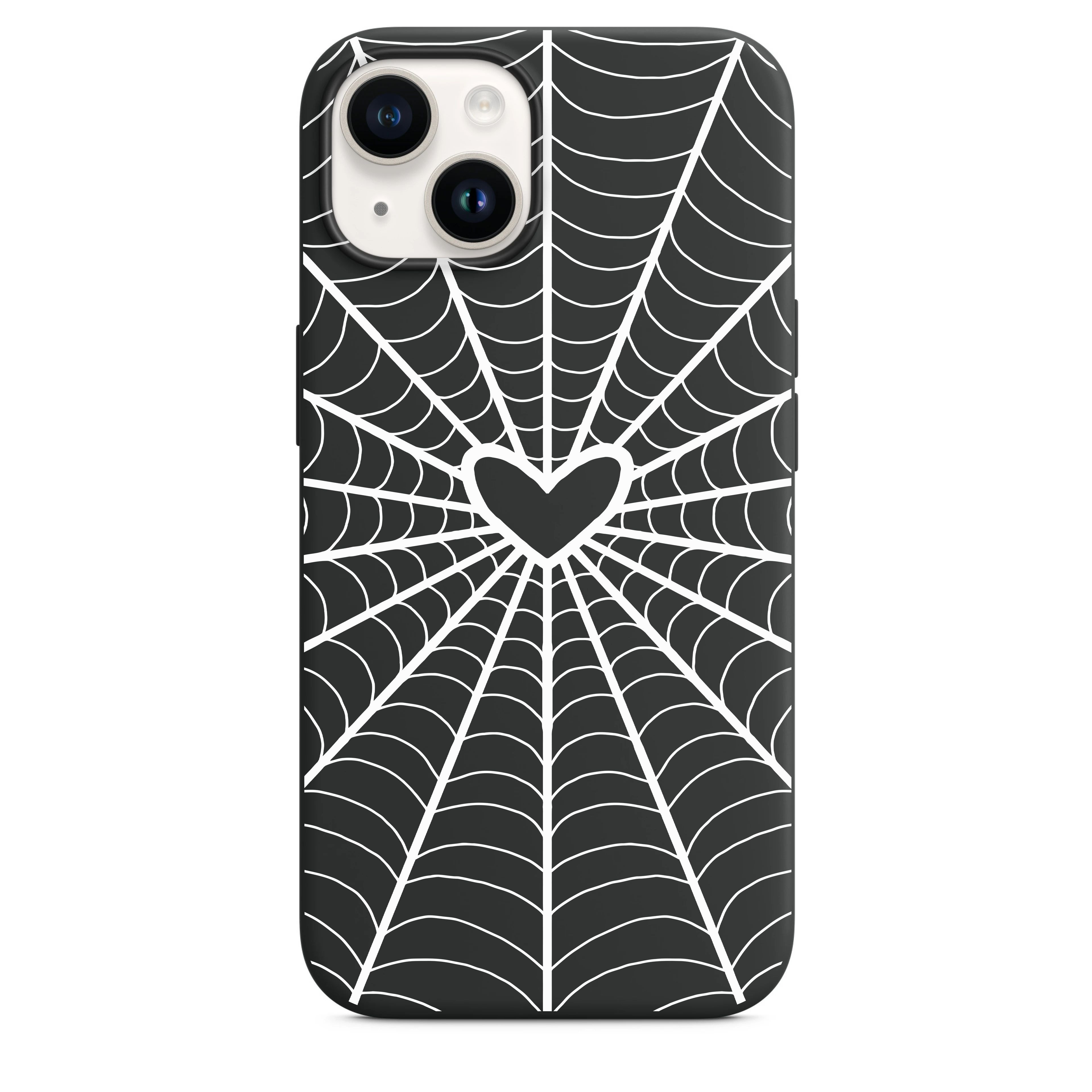 Örümcek Ağı Kalp Telefon Kılıfı