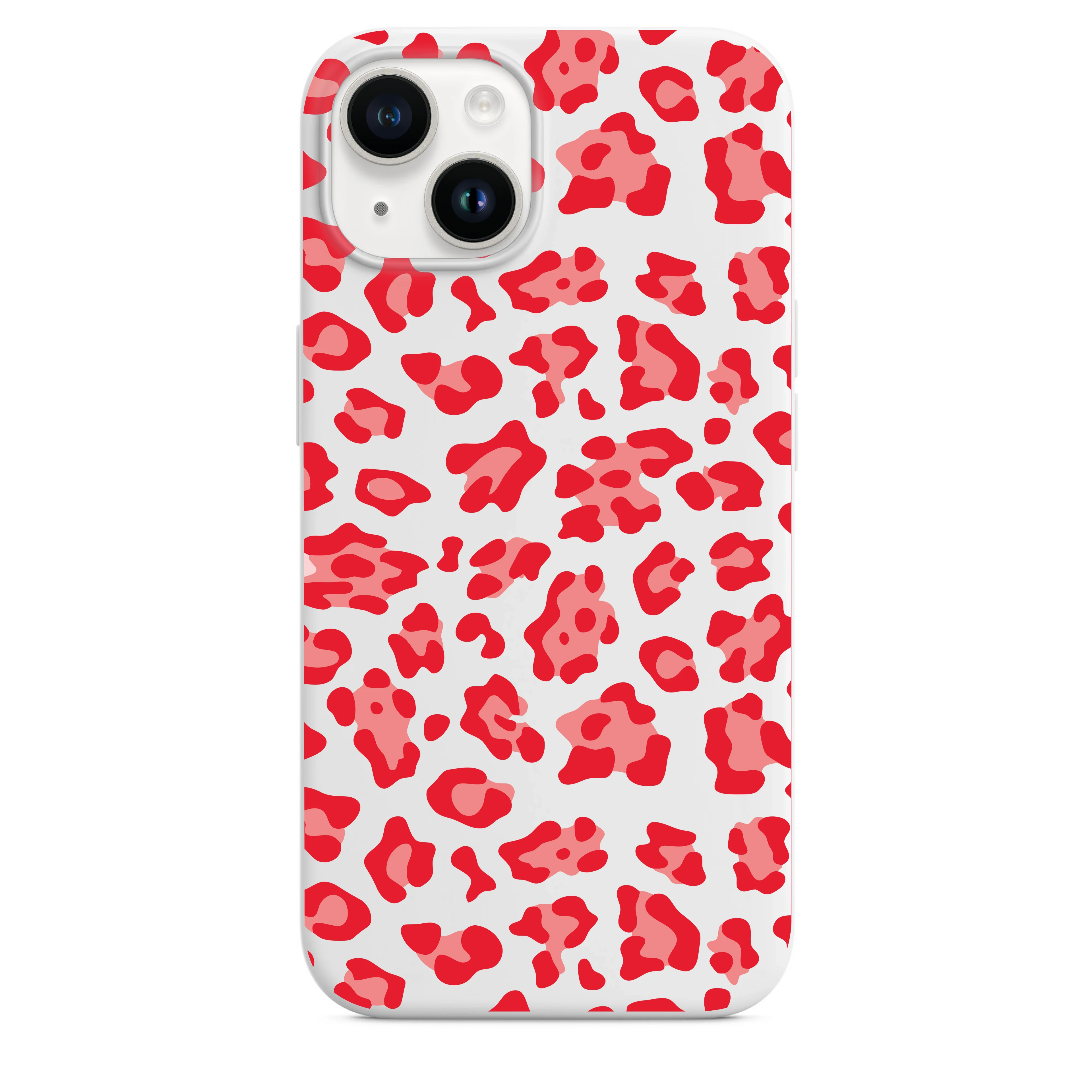 Kırmızı Leopar Telefon Kılıfı