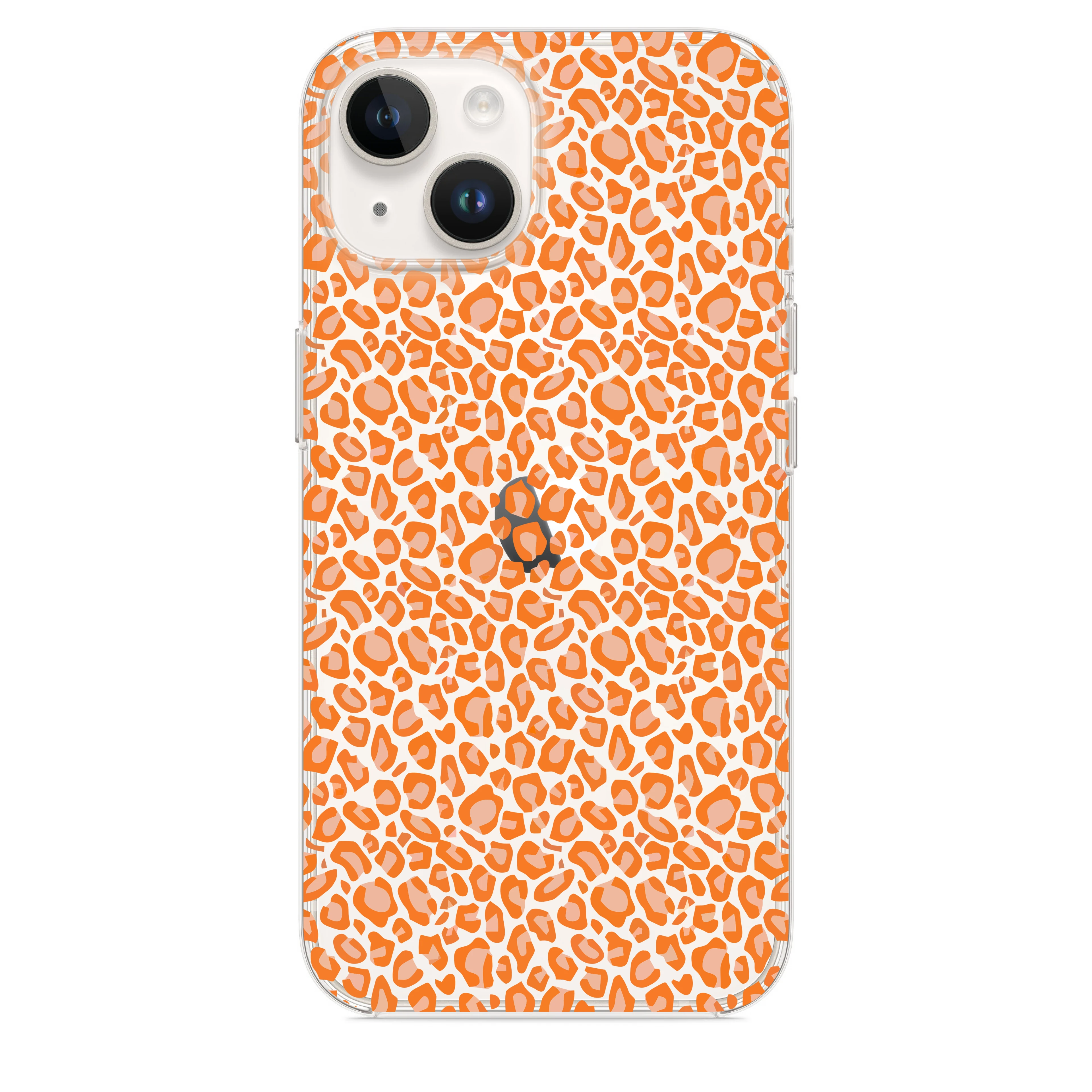 Turuncu Leopar Telefon Kılıfı