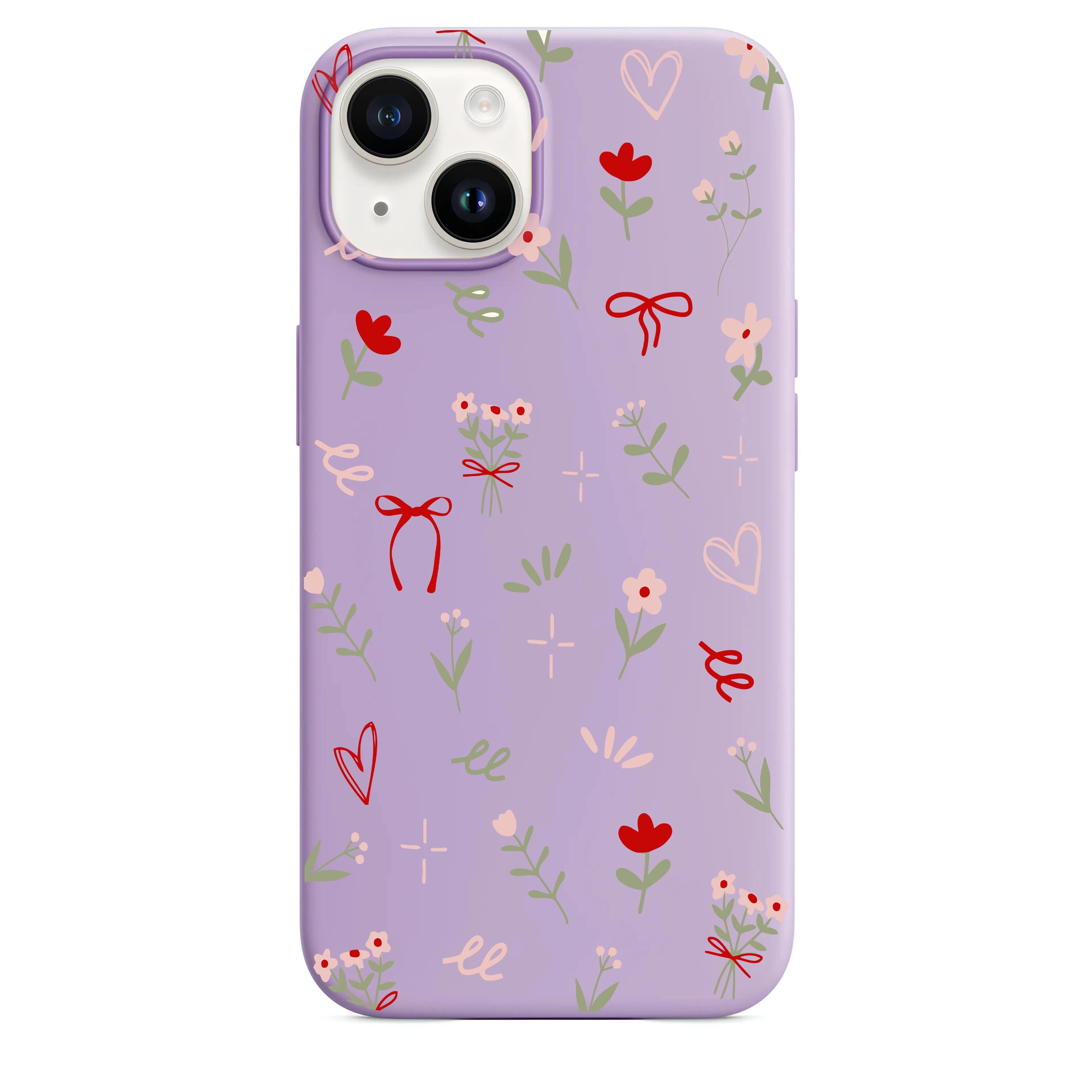 Çiçek ve Fiyonk Telefon Kılıfı