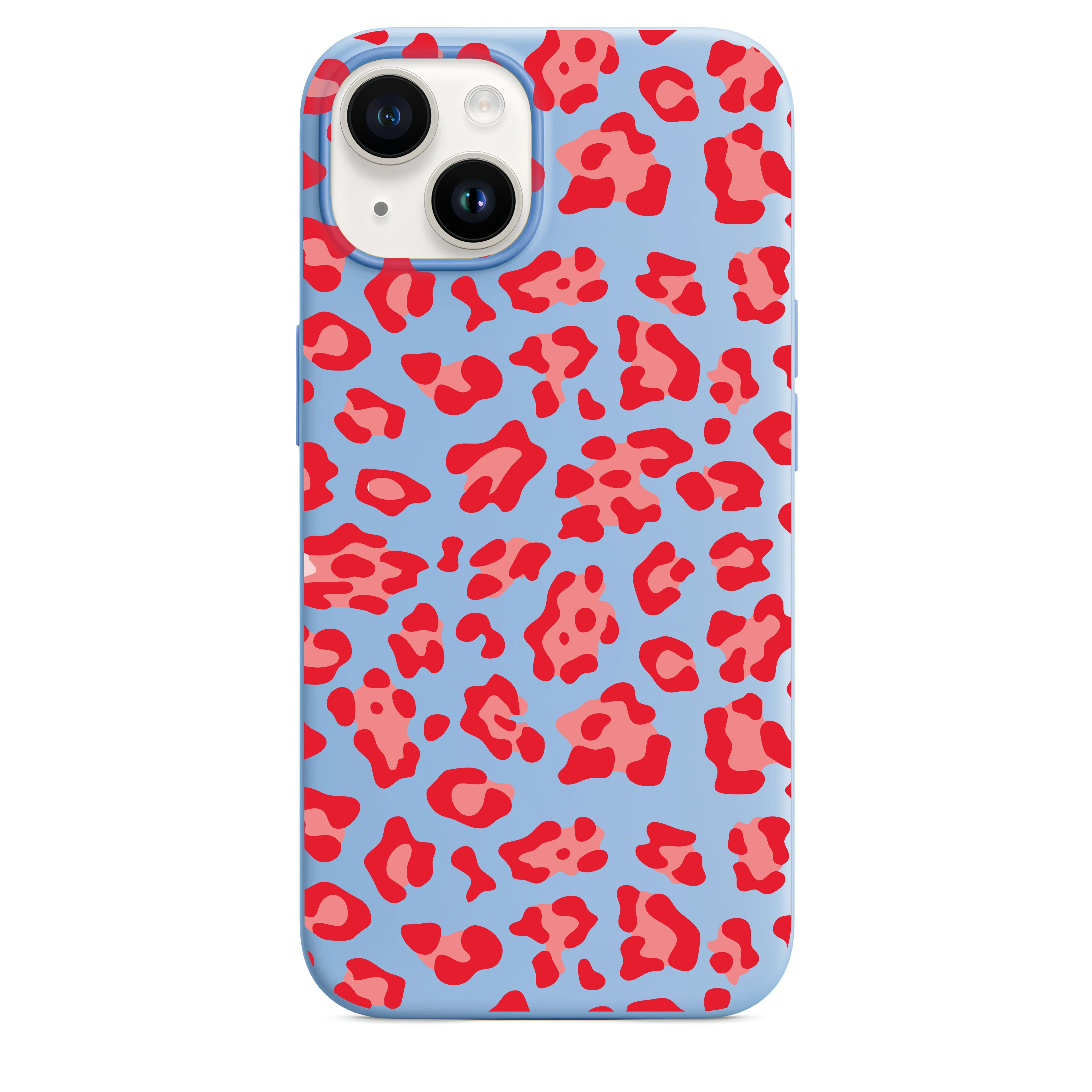 Kırmızı Leopar Telefon Kılıfı