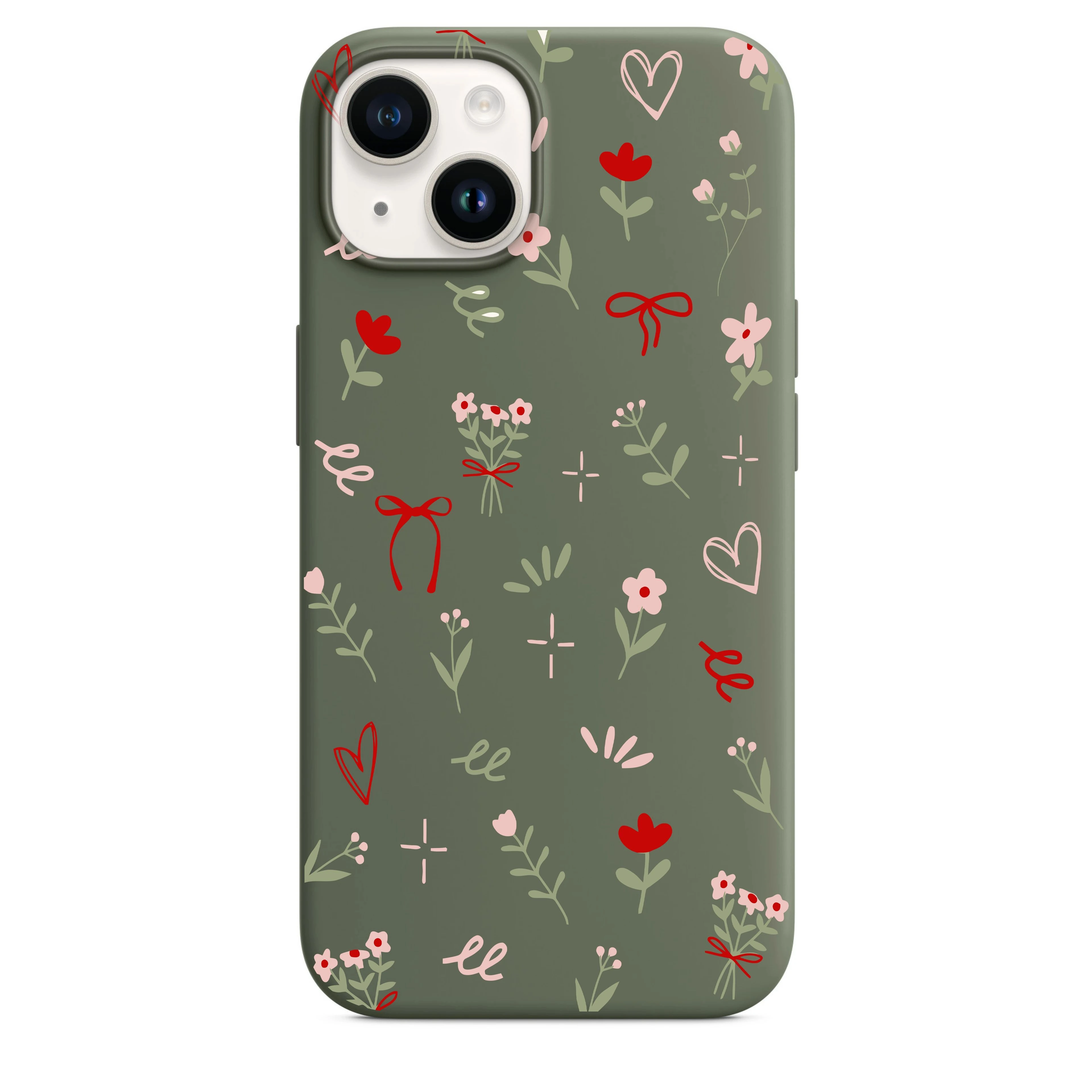 Çiçek ve Fiyonk Telefon Kılıfı