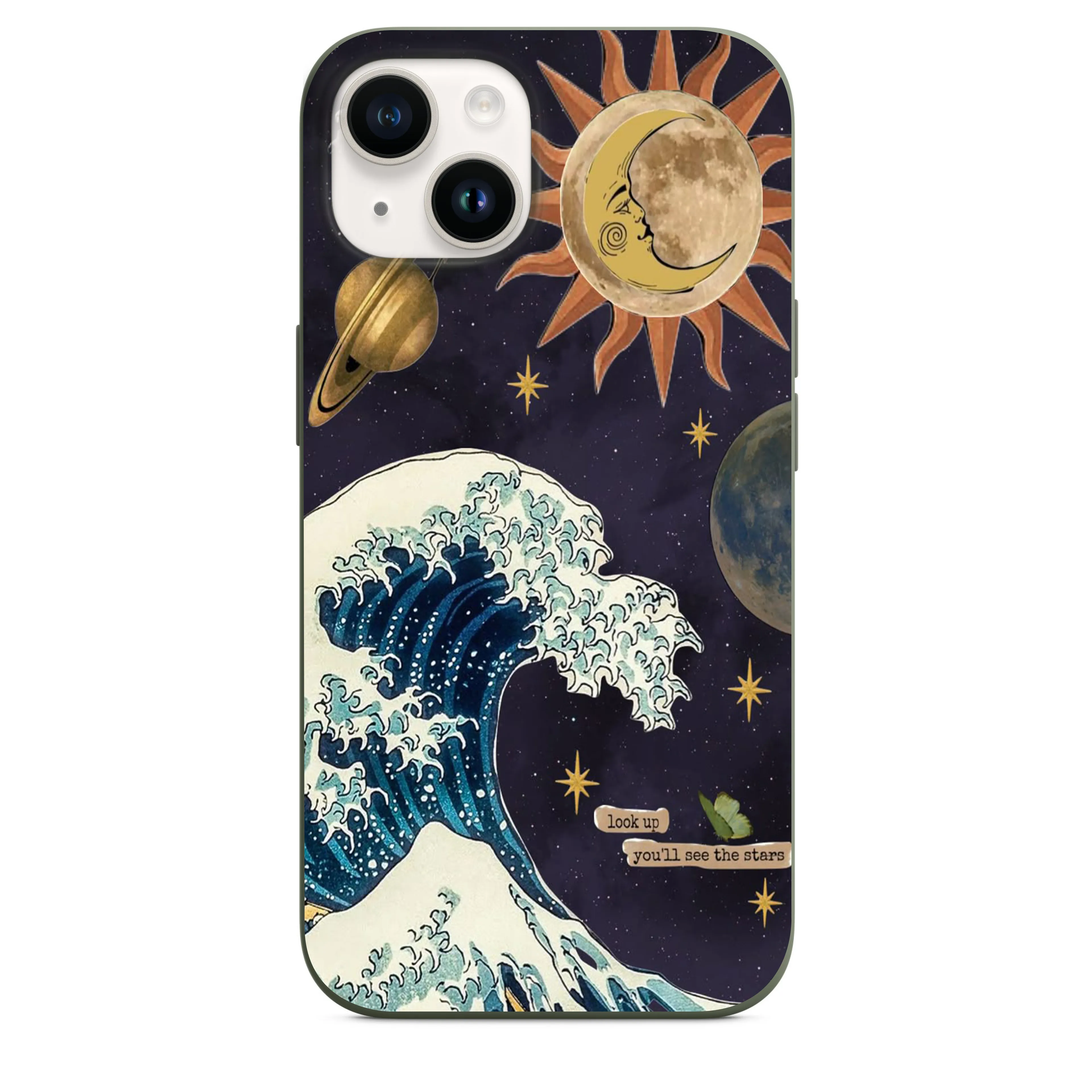 Ay Güneş Dalga Telefon Kılıfı