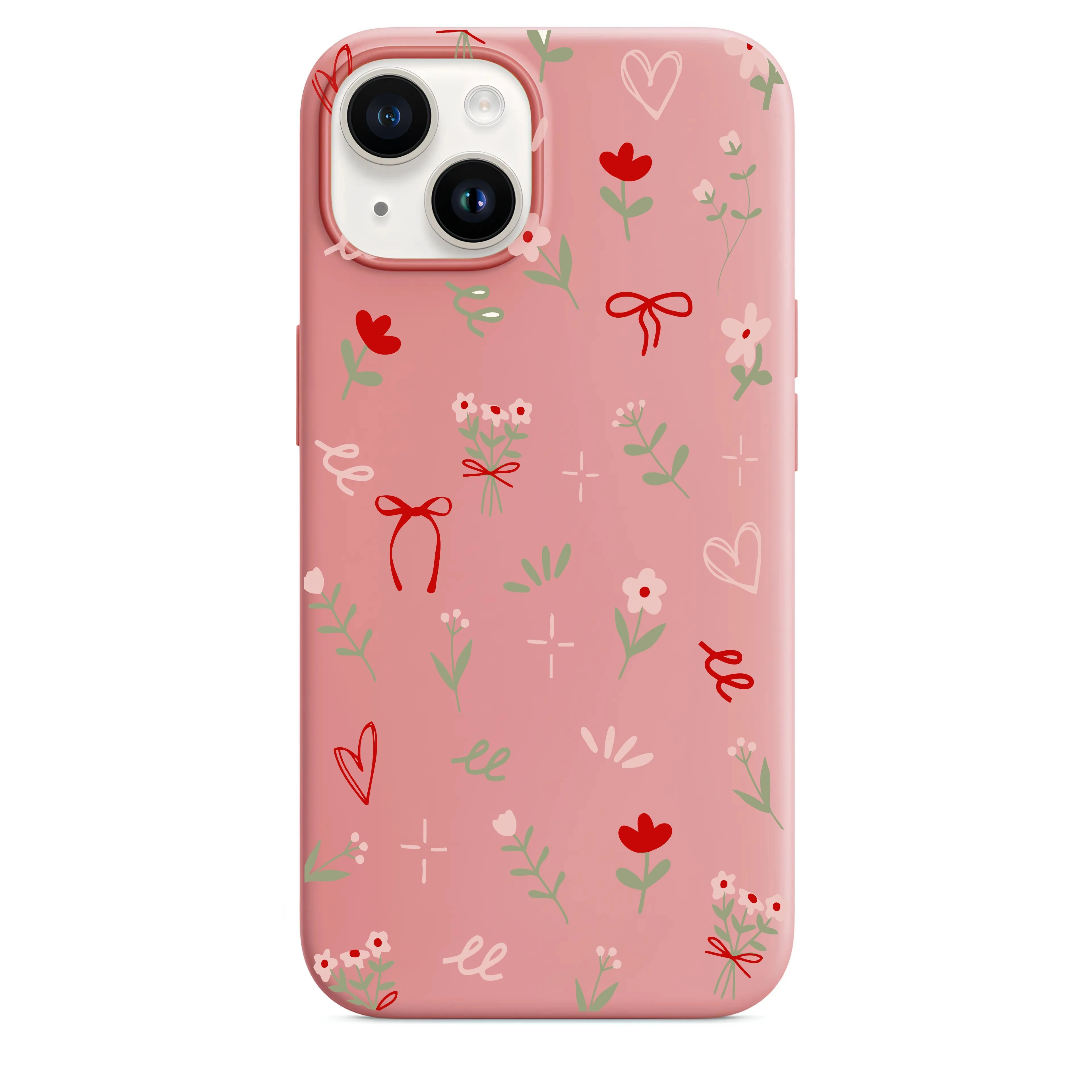 Çiçek ve Fiyonk Telefon Kılıfı