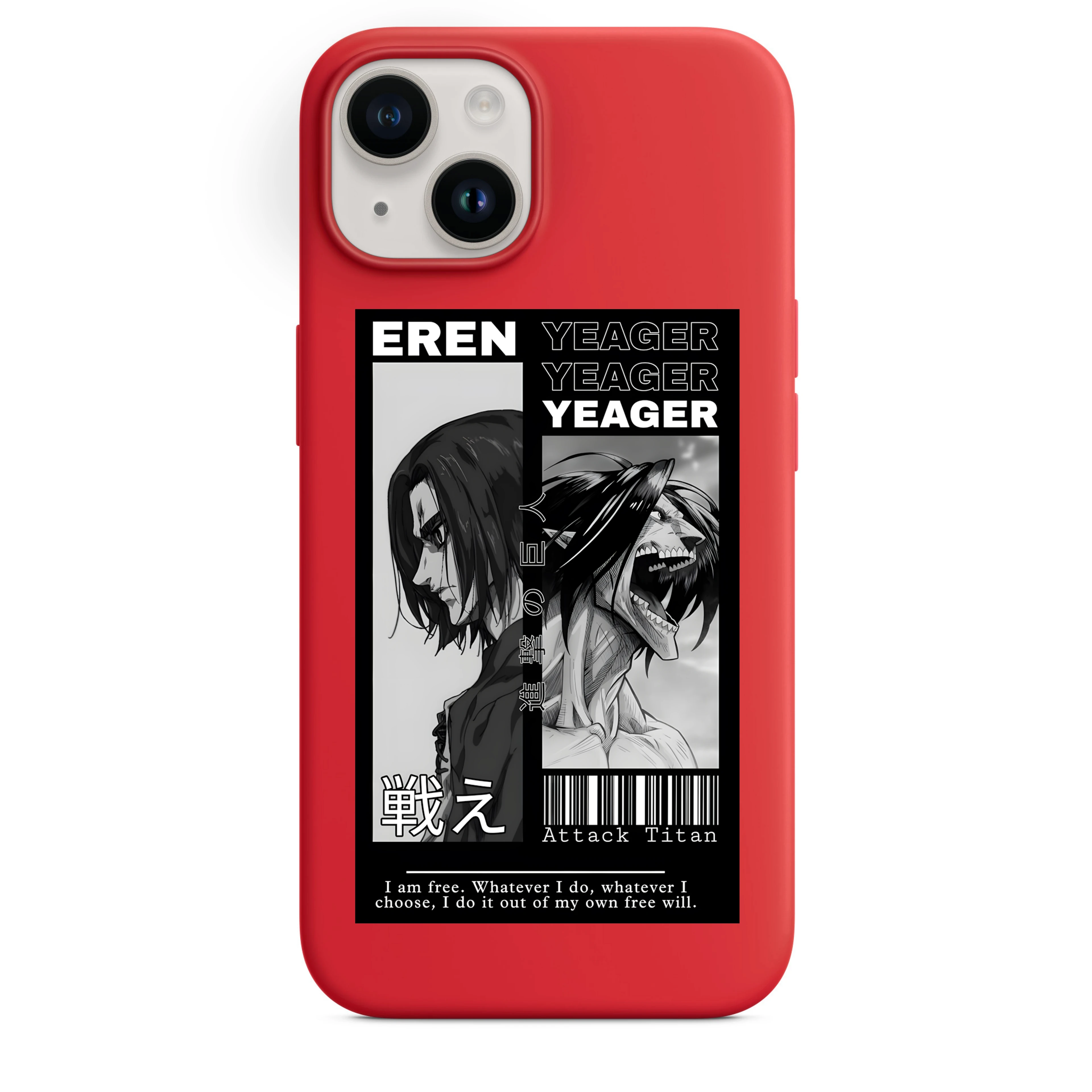 Eren Yeager Telefon Kılıfı Telefon Kılıfı