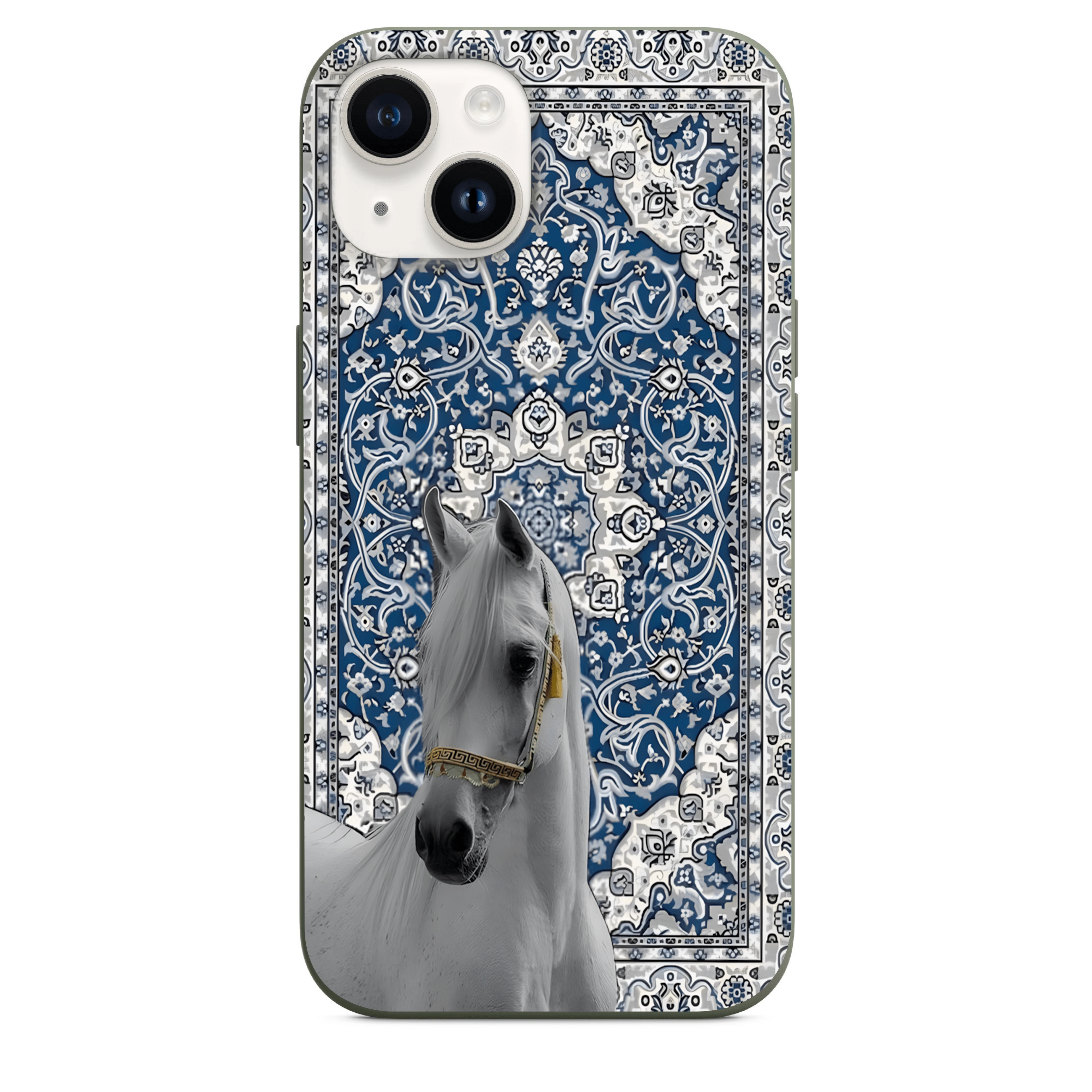 White Horse Kilim Telefon Kılıfı