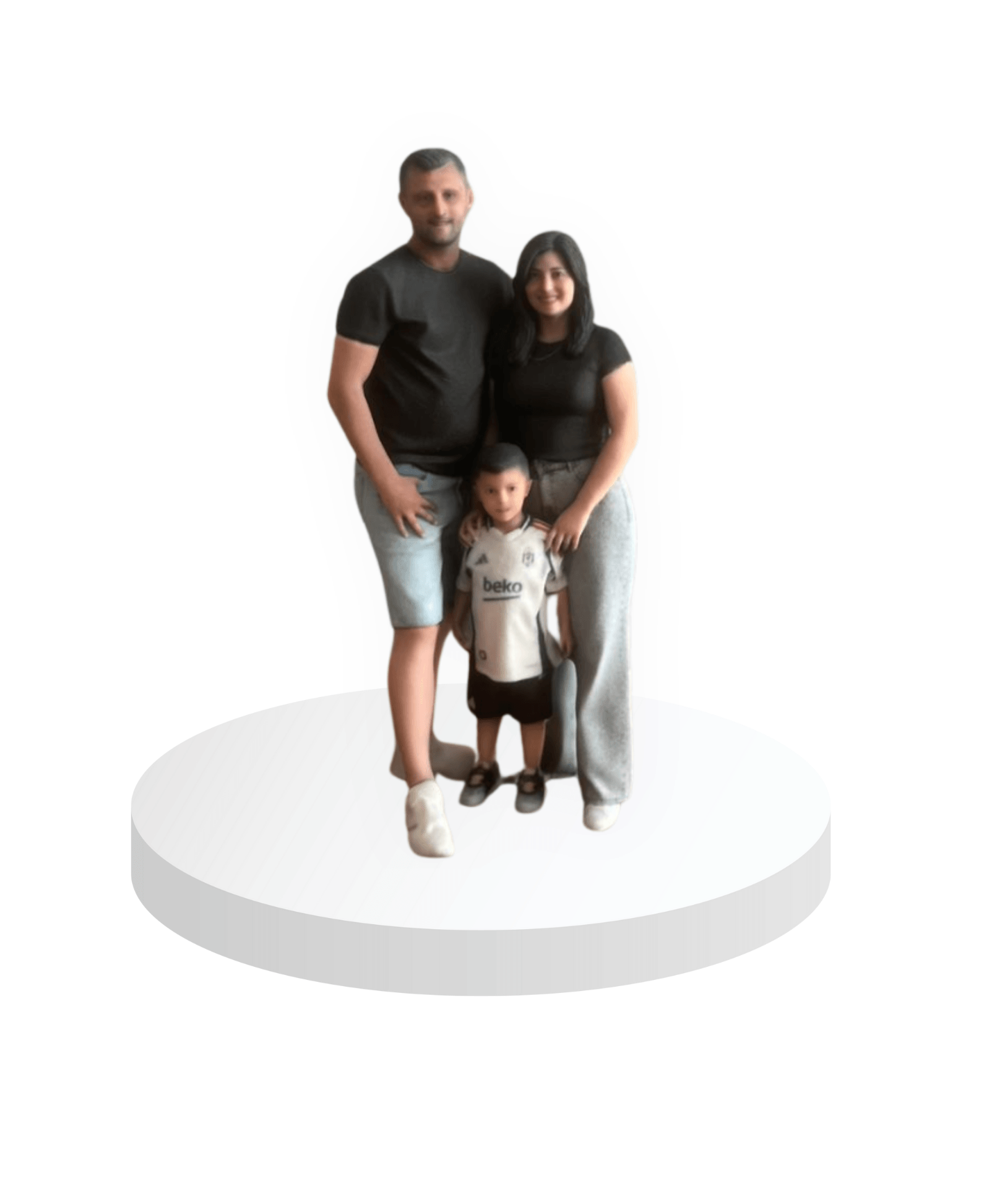 Miniicoon Aile - 2 Yetişkin 1 Çocuk + 18cm