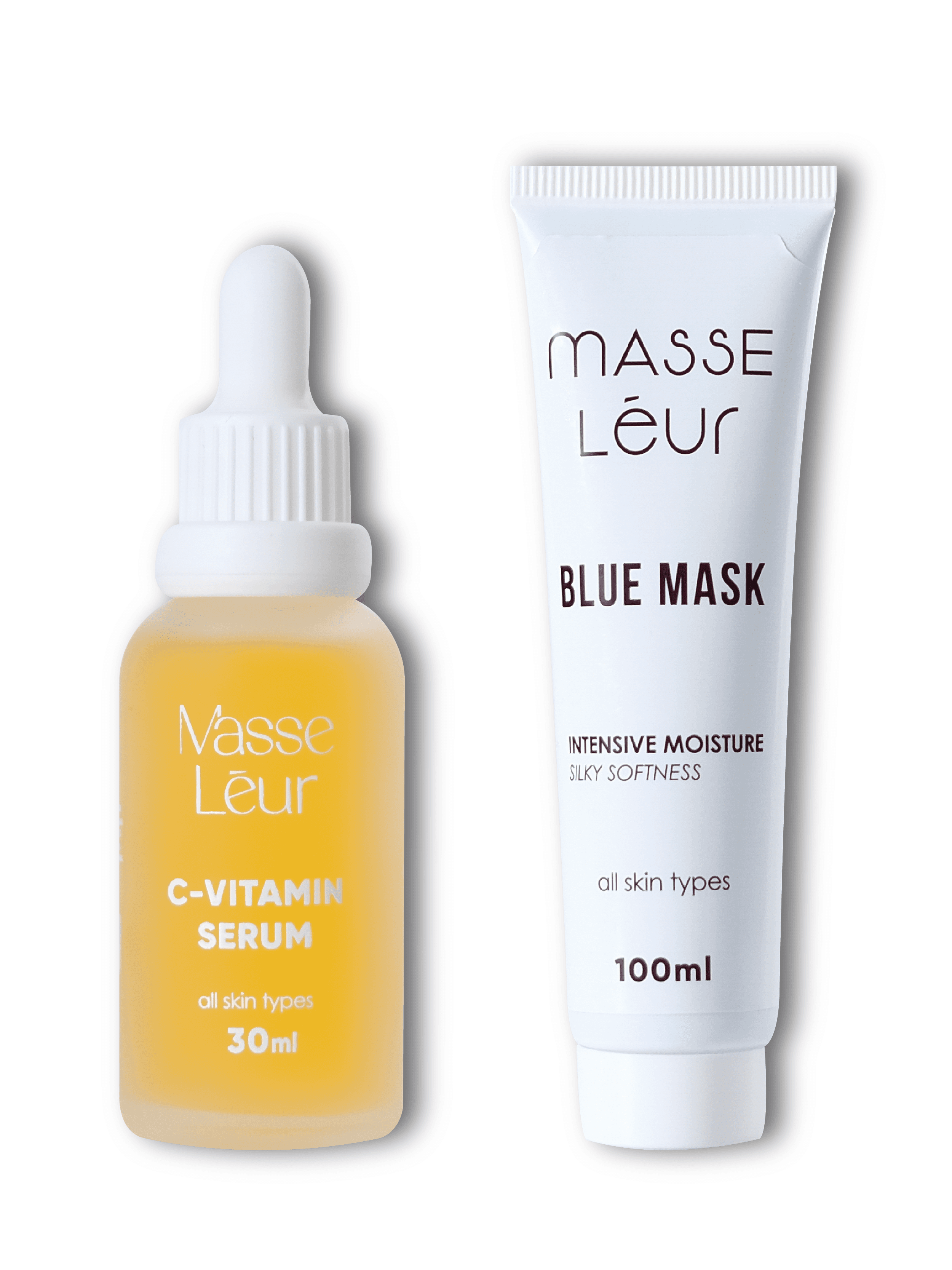 Blue Mask & C-Vitamin Serum 2'li Bakım Seti