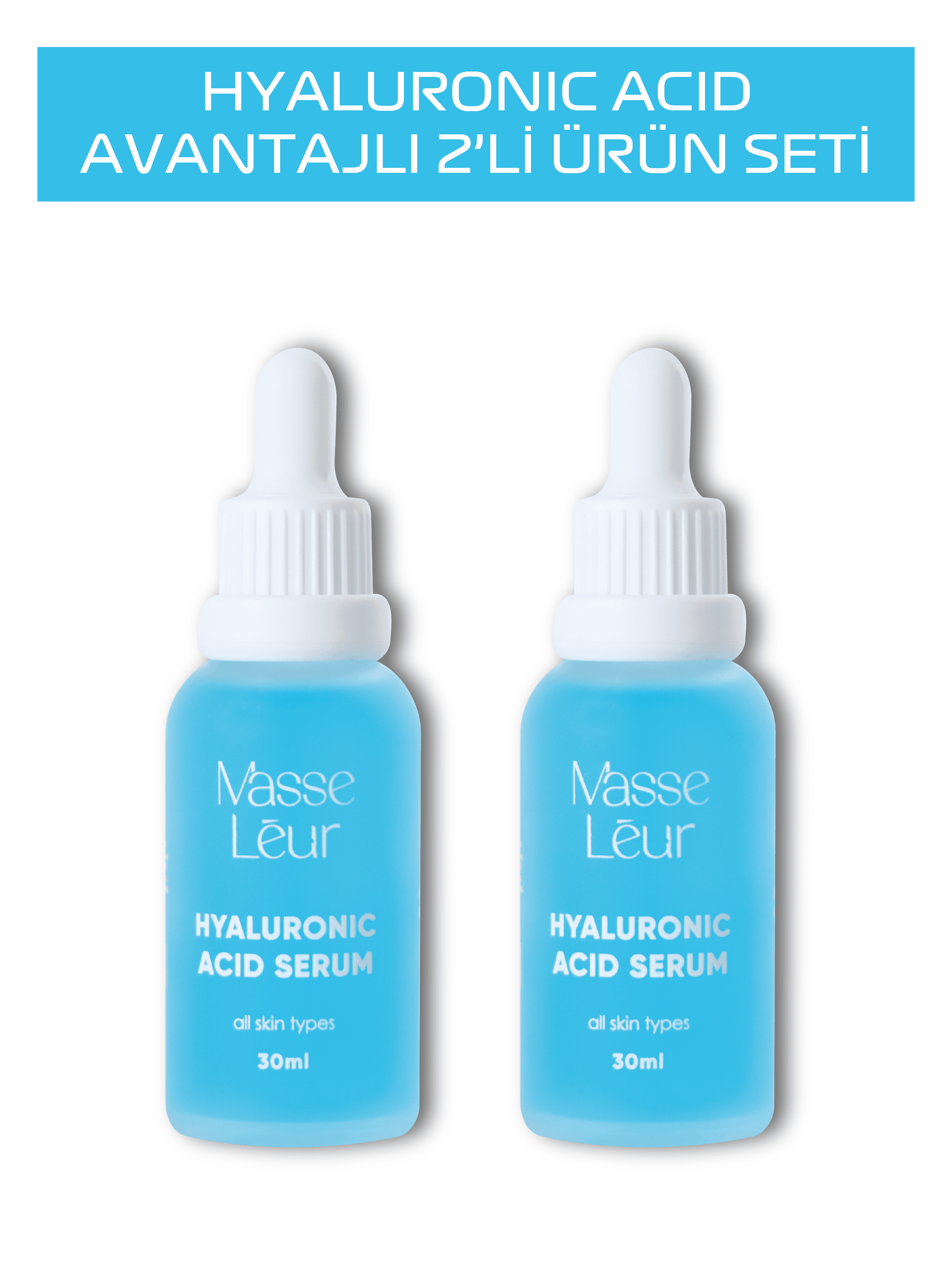 Hyaluronic Acid Serum 2'li Set