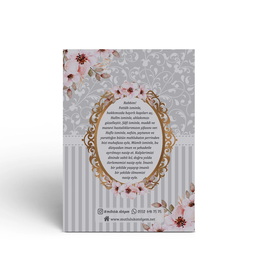 Gri Pembe Keseli Set