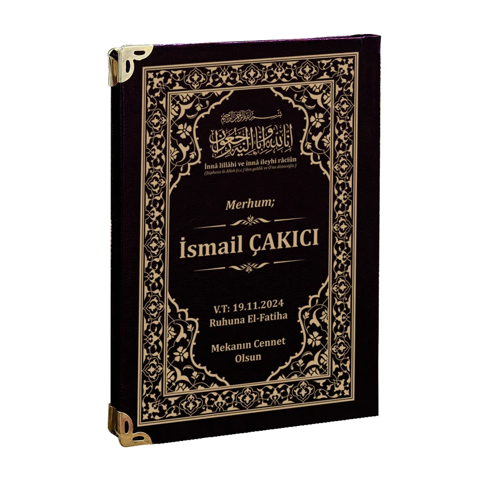 Siyah Suni Deri Yasin Kitabı