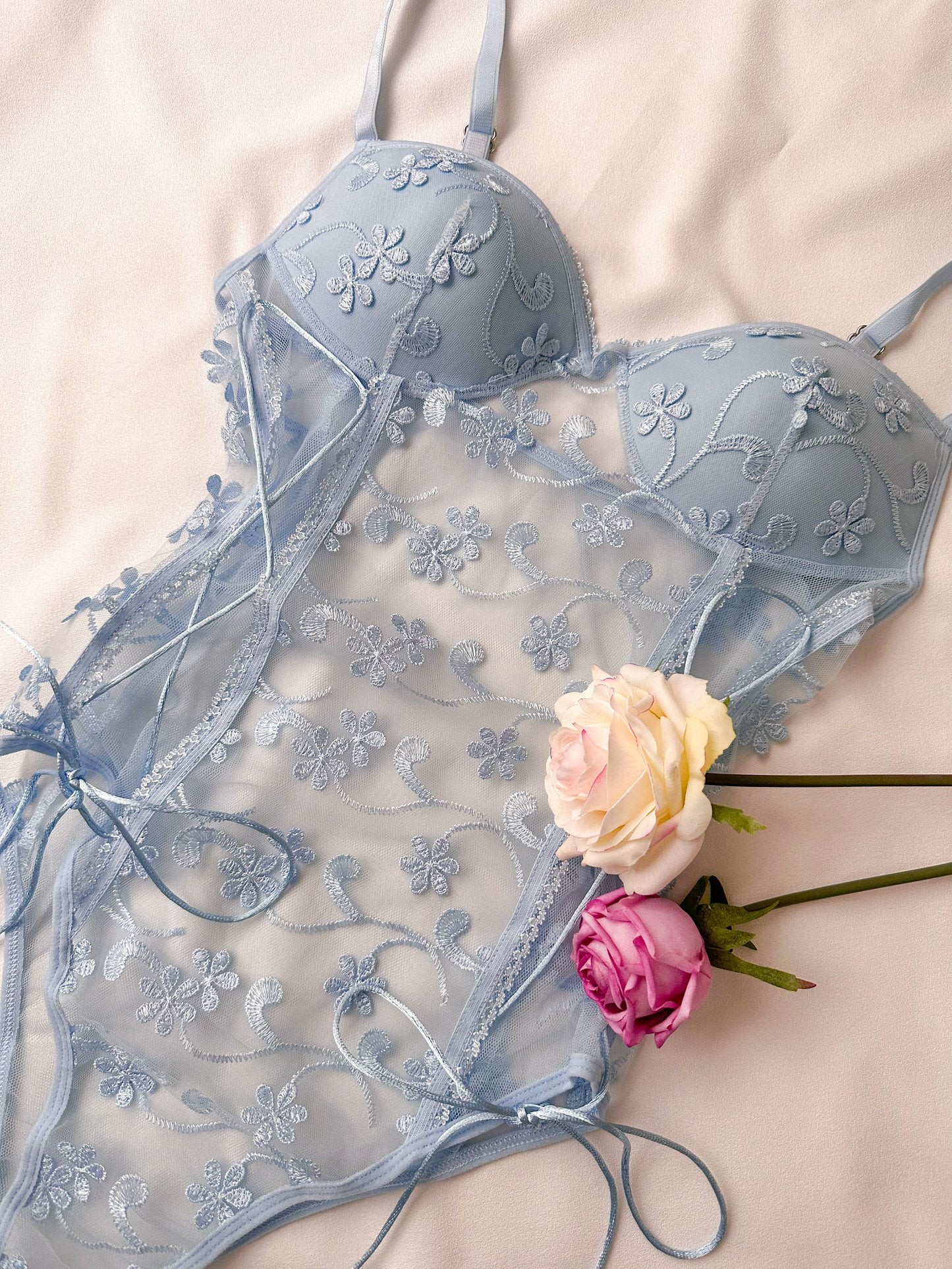 Baby Blue Bodysuit 