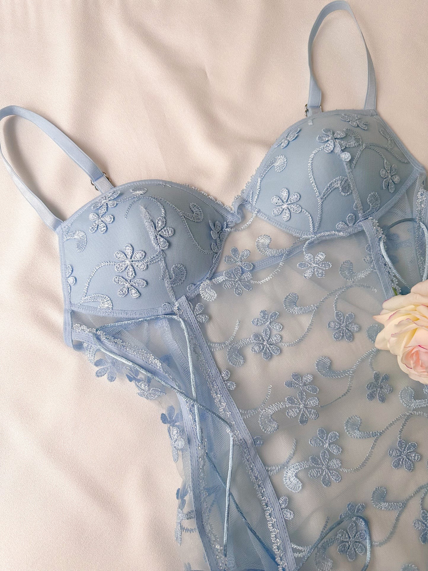 Baby Blue Bodysuit 
