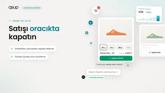 qsup.ai | AI Chatbot | Satışlarınızı Art ekran görüntüsü 5