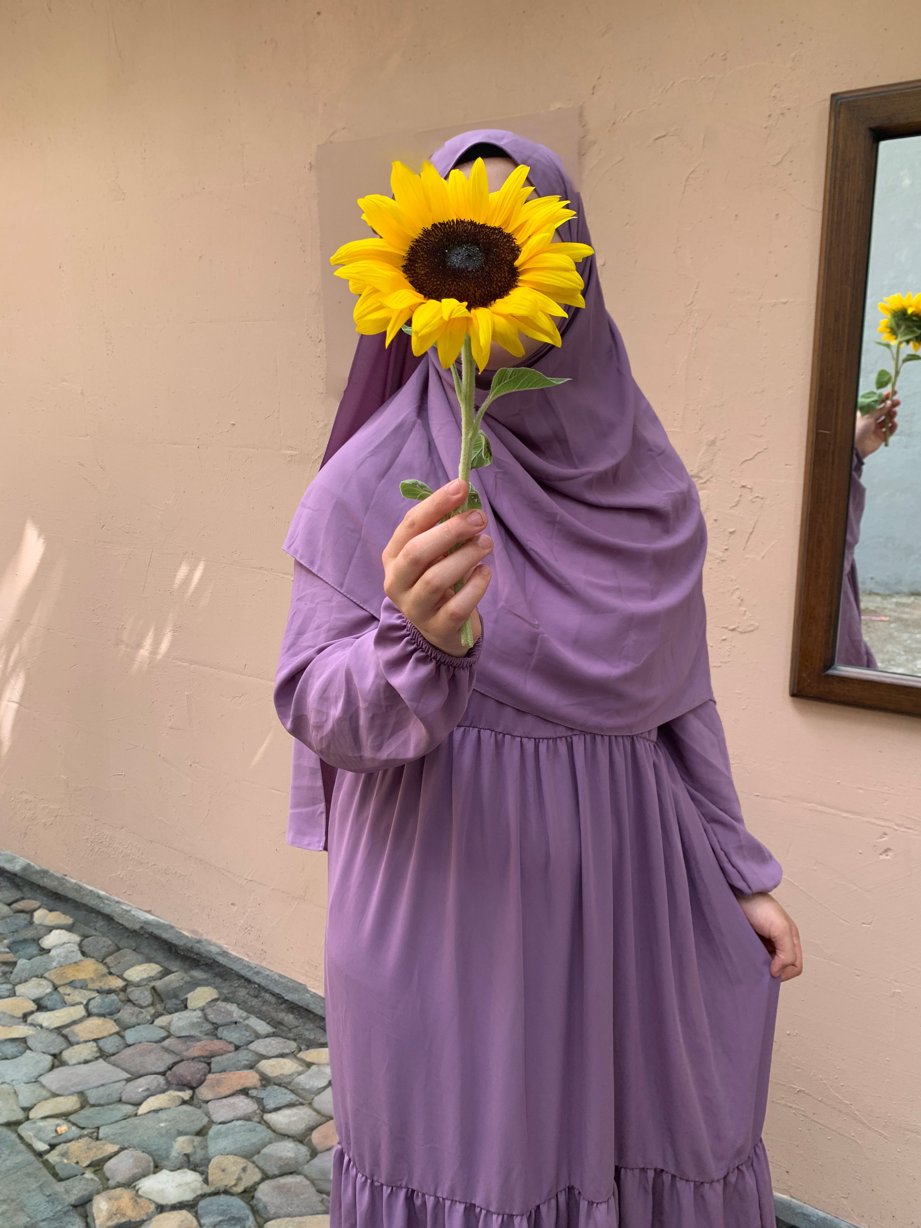 Lila Medine İpeği Şal