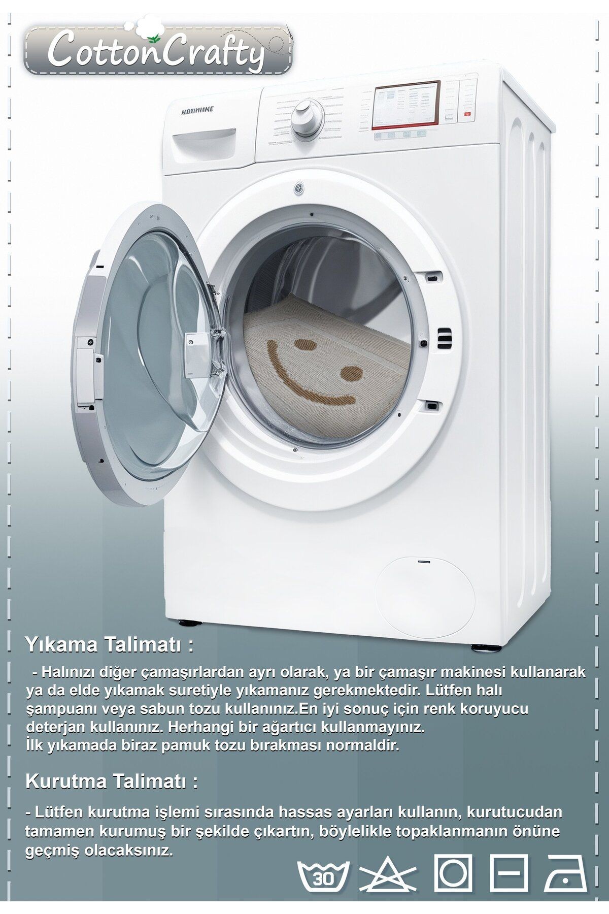 Pamuk Dokuma Banyo Paspas Seti, Banyo Halısı BATH 2 Li Set 60x100 - 60x50 cm