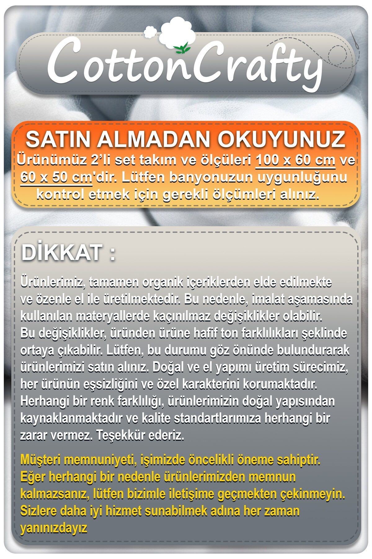 Pamuk Dokuma Banyo Paspas Seti, Banyo Halısı BATH 2 Li Set 60x100 - 60x50 cm