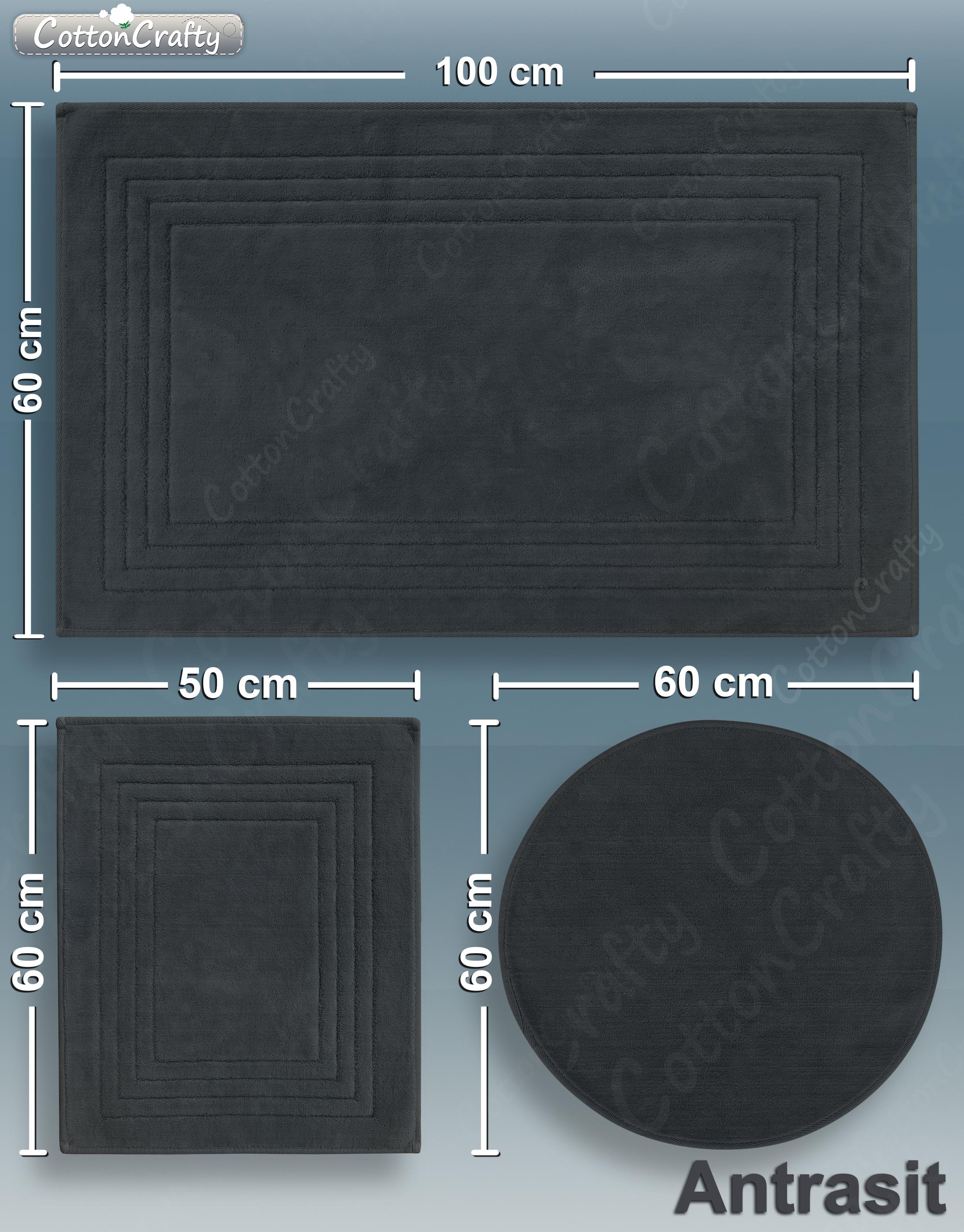Geleneksel Pamuklu Dokuma Su Emici Banyo Paspas Seti, Banyo Halısı, VERA, 3 LÜ Set, Klozet Takım 60x100 - 60x50 - 60x60