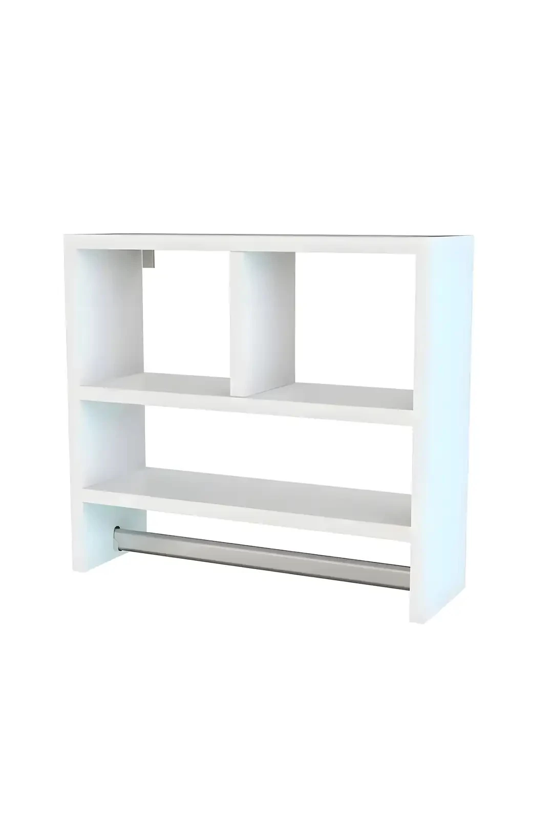 Banyo Rafı / Mutfak Rafı / Havlu Askısı / Mutfak Banyo Düzenleyici Flora Nuo (BEYAZ)