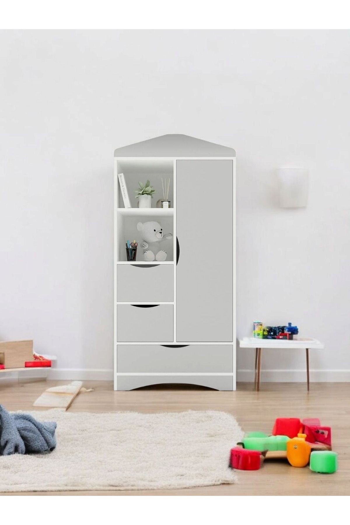 Gardırop / Elbise Dolabı / Çocuk Genç / Raflı ve çekmeceli