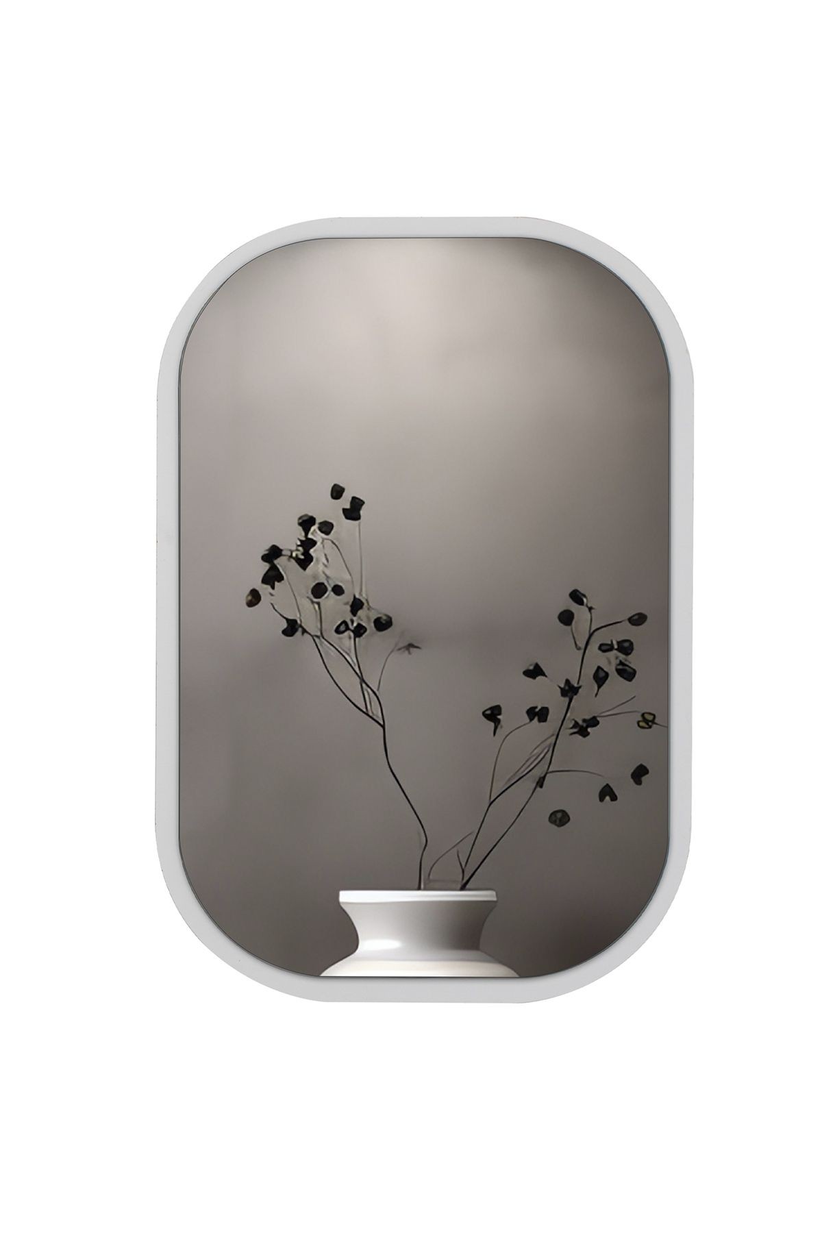 Side (BEYAZ) 75x50cm /banyo Dolabı Aynalı / Lavabo Üstü Dolap / Banyo Düzenleyici / Aynalı Dolap