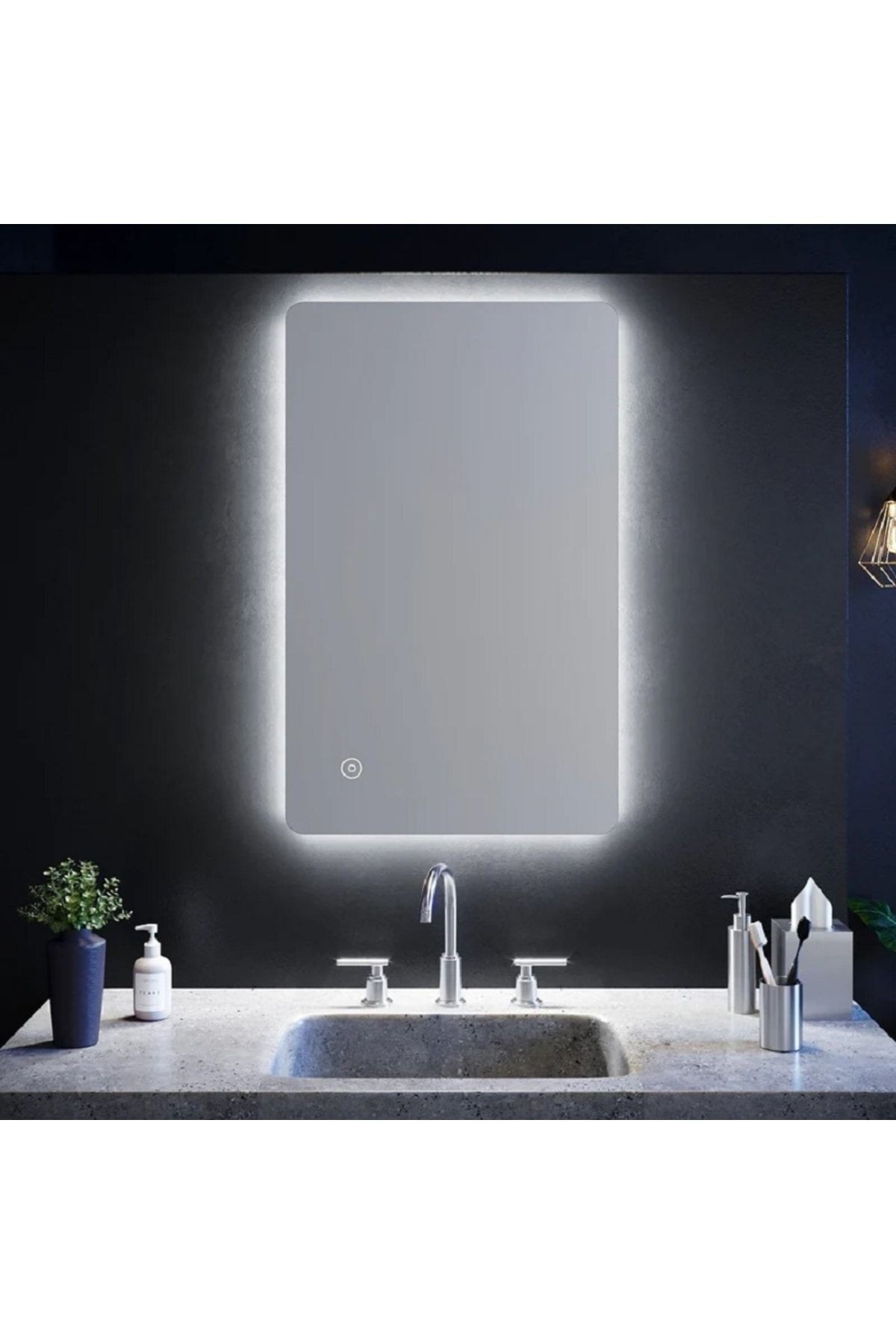 Banyo Aynası / Lavabo Aynası / Makyaj / Ledli Ayna / Dokunmatik Ayna Flora Nova