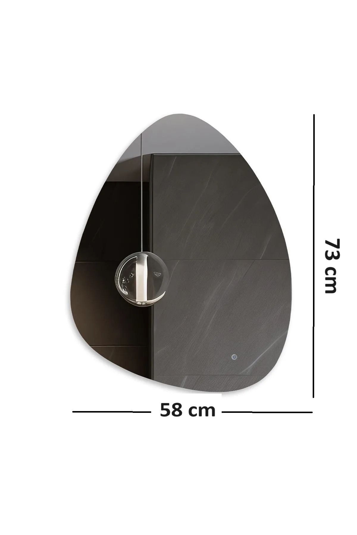 Flora Suen / Ledli Banyo Aynası / Lavabo Aynası / Ledli Dokunmatik Ayna / Ledli Banyo Aynası